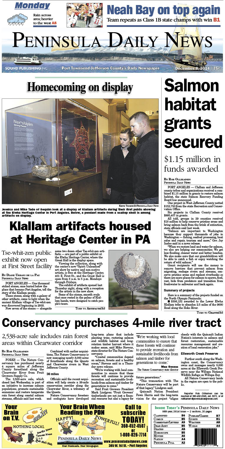 Here is today's front page for our Jefferson County readers — news tailored to your community. There's more inside that isn't online!