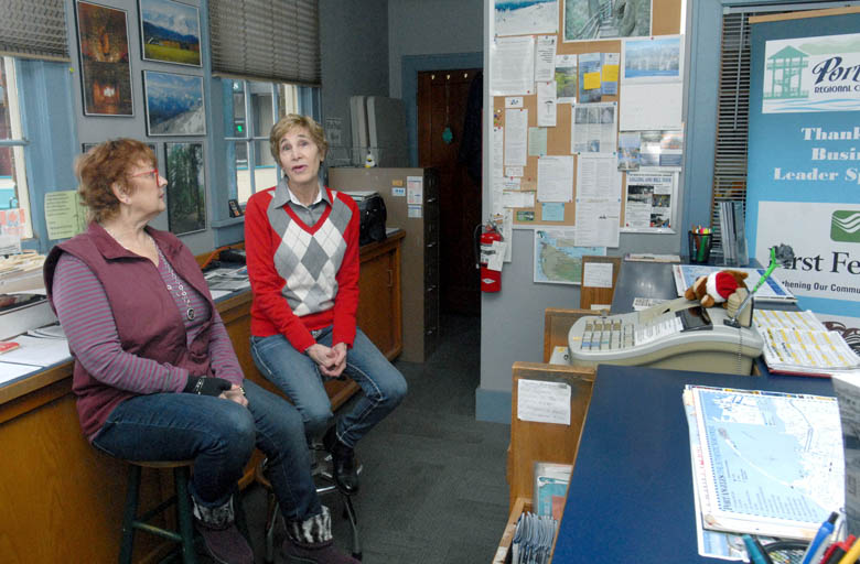 Volunteers Penny Brewer of Sequim