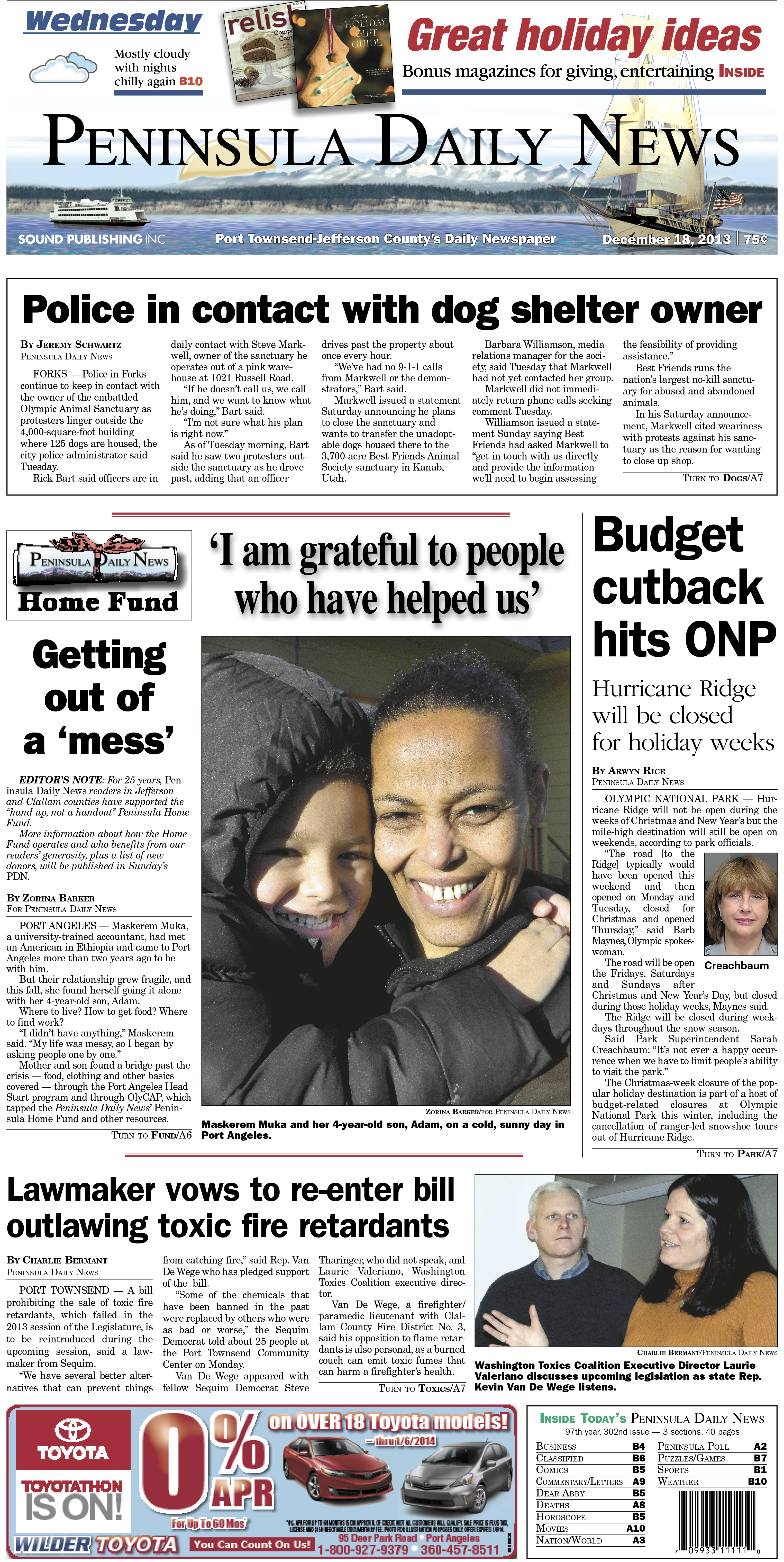 PDN's Jefferson front page today.