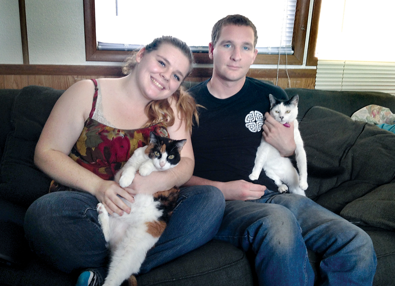 Karynna Eichmann and Alden Rohrer Karen Griffiths/for Peninsula Daily News