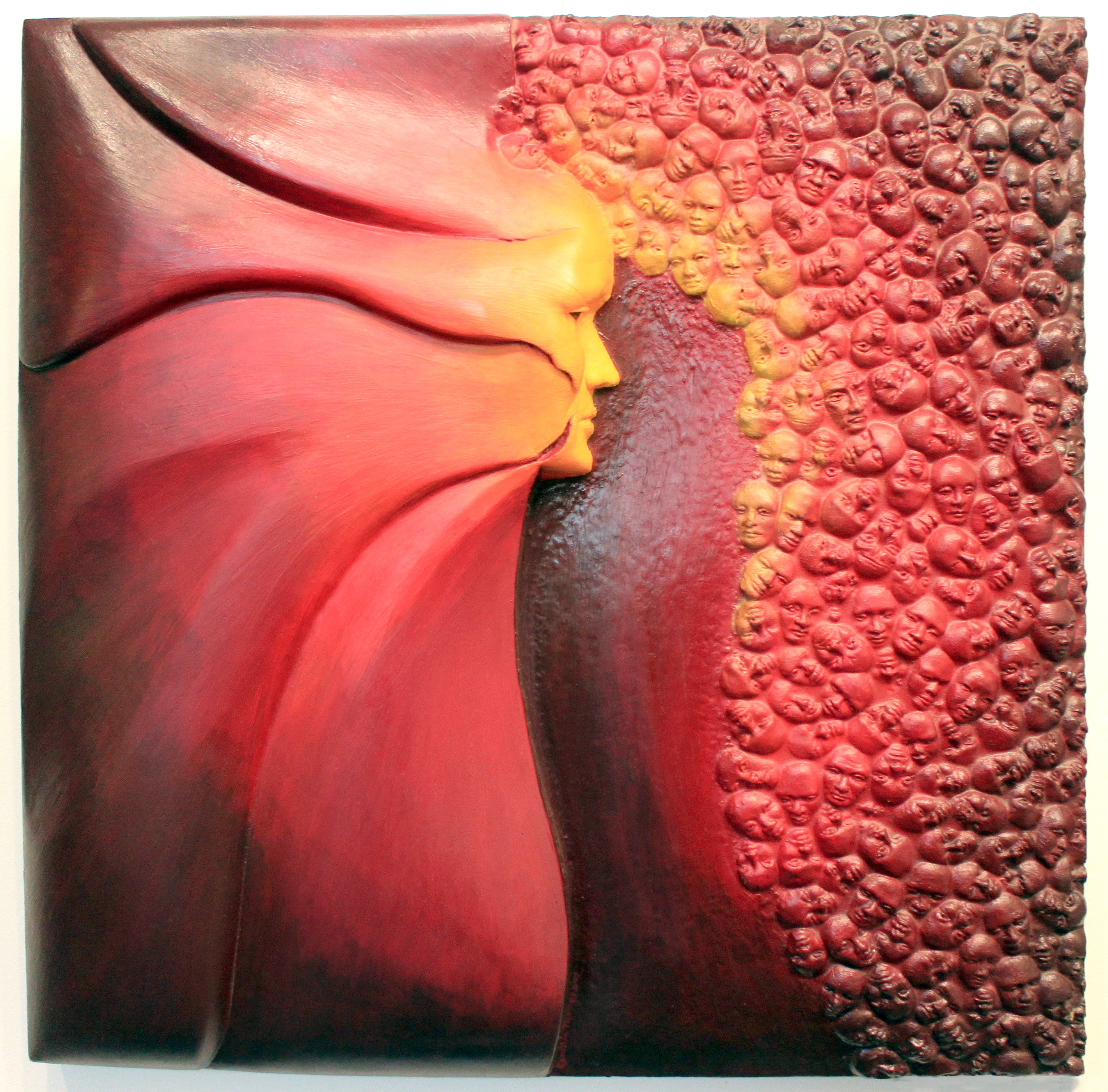 Cynthia Thomas' “Dream Walker” awaits visitors to Gallery Nine