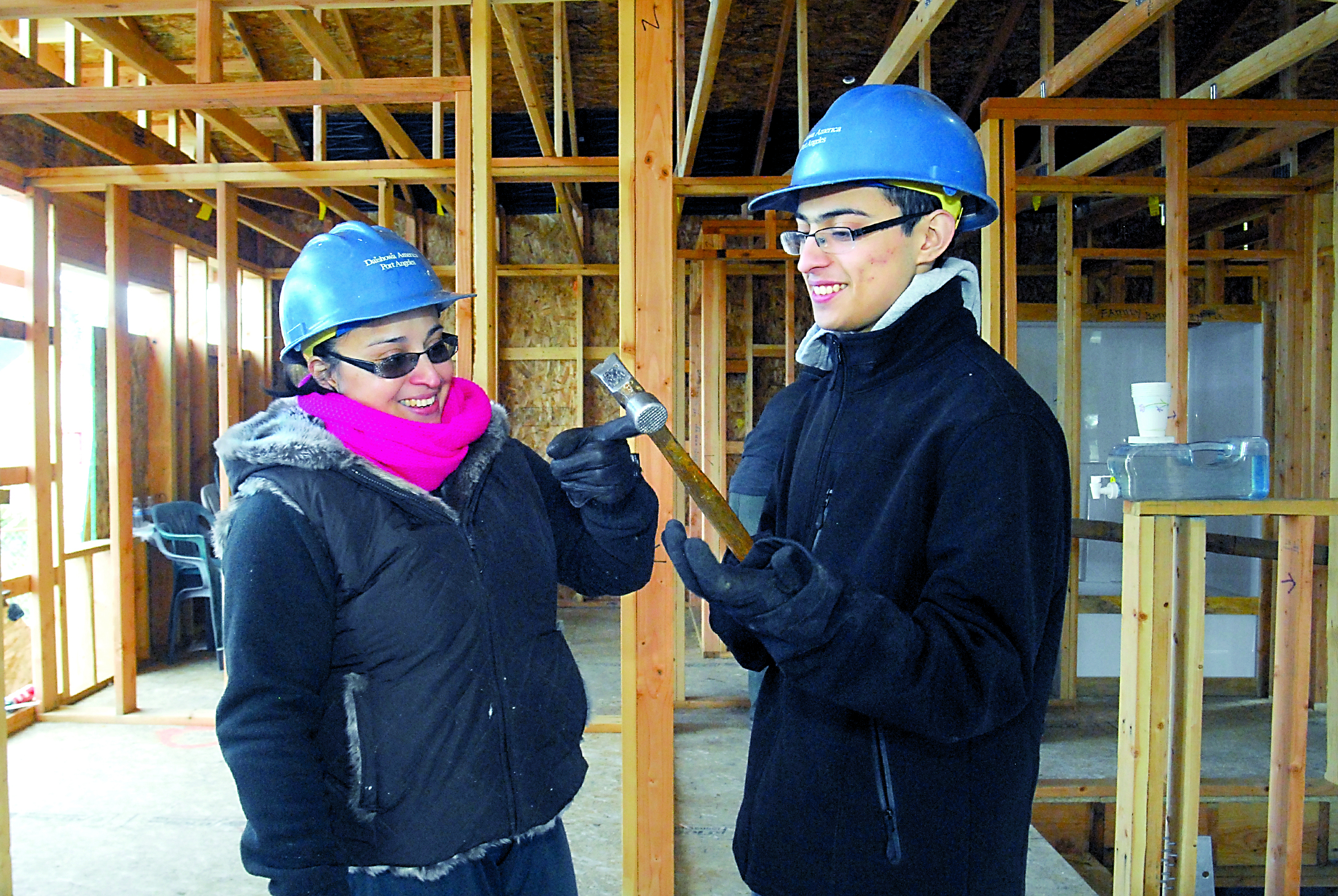Alicia Hernandez and her son