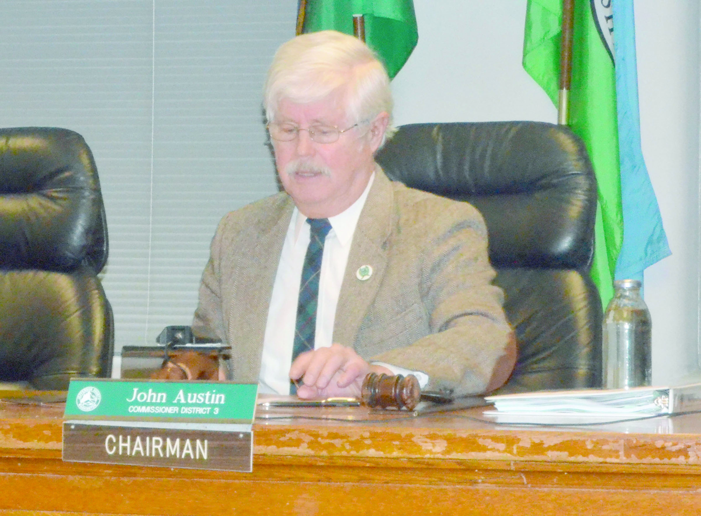 John Austin was elected Monday to a fourth term as the Jefferson County Commissioners chair. — Charlie Bermant/Peninsula Daily News