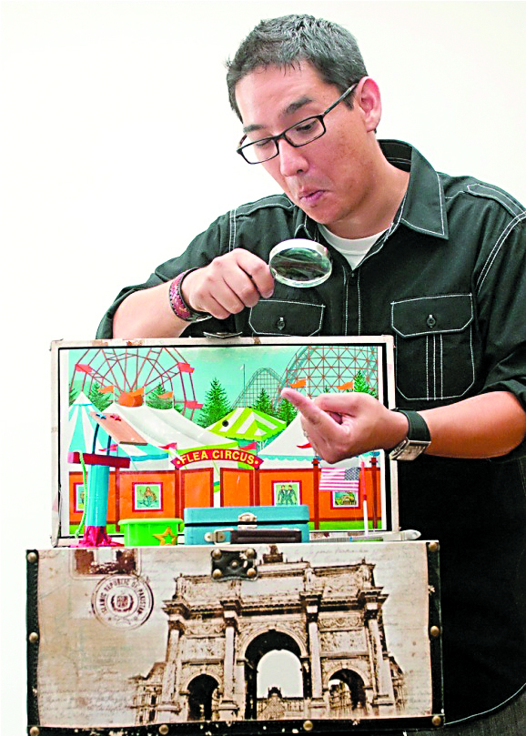 Magician Louie Foxx has in his bag of tricks many things