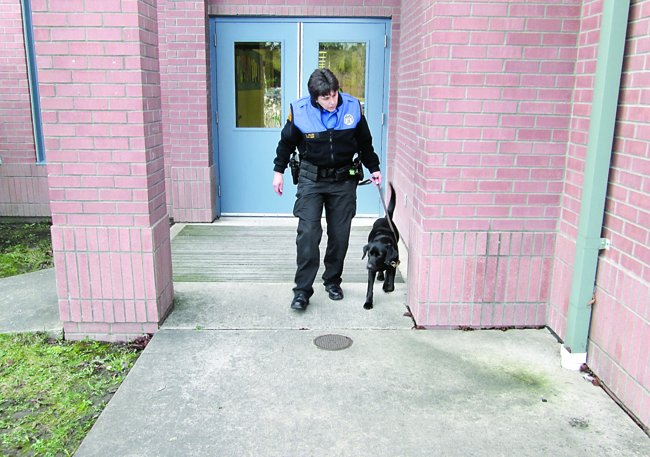 State Trooper Linda Allen and her canine partner