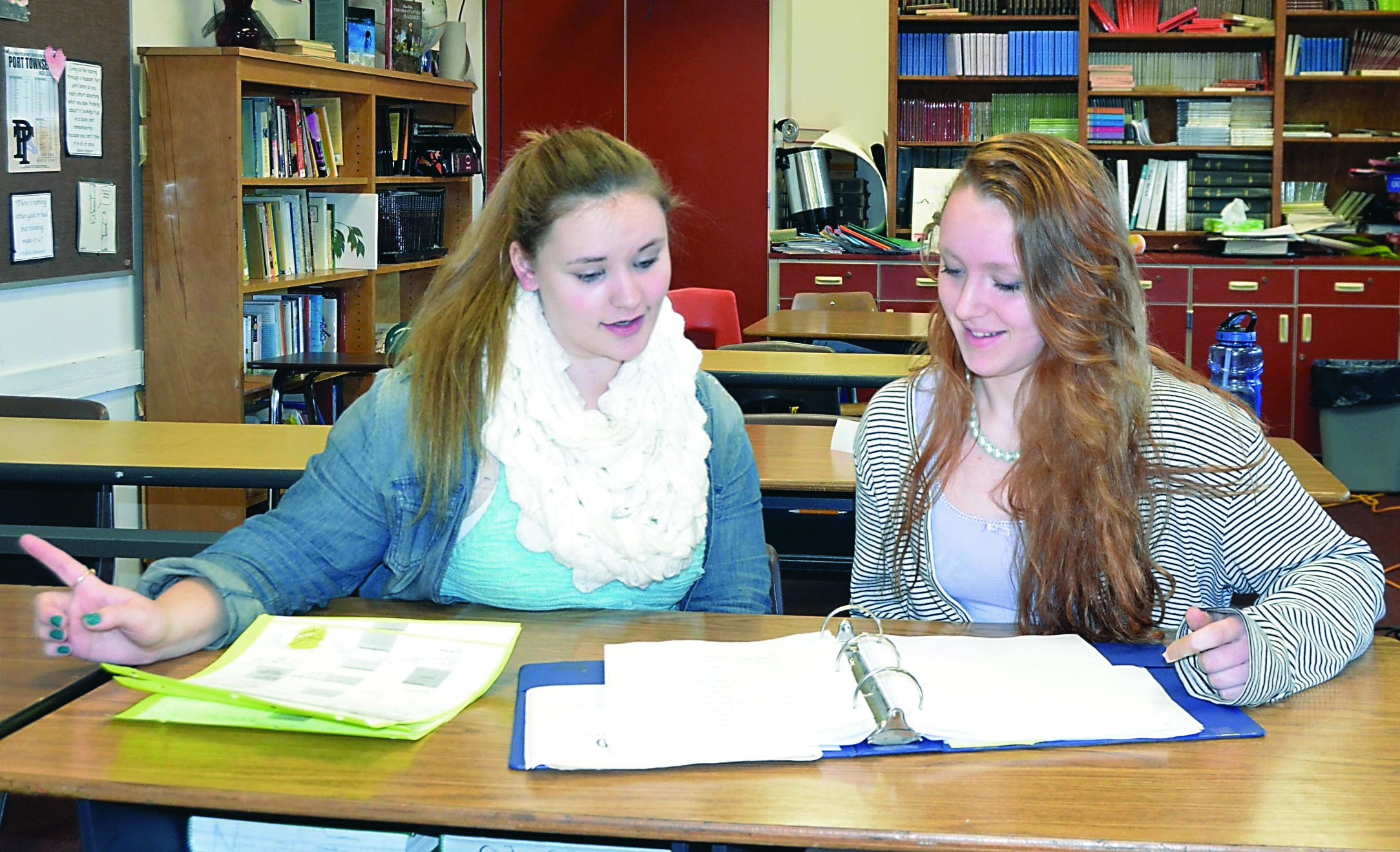Port Townsend High School seniors Emily Reid