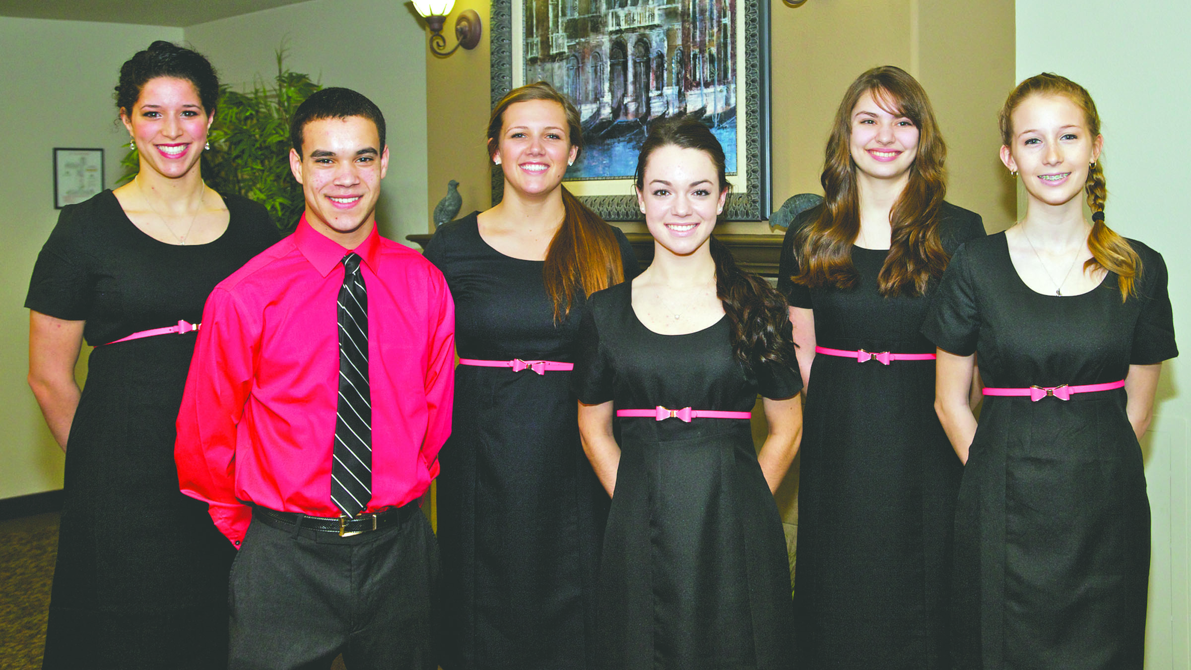 The six candidates for the 2014 Rhody Festival court are
