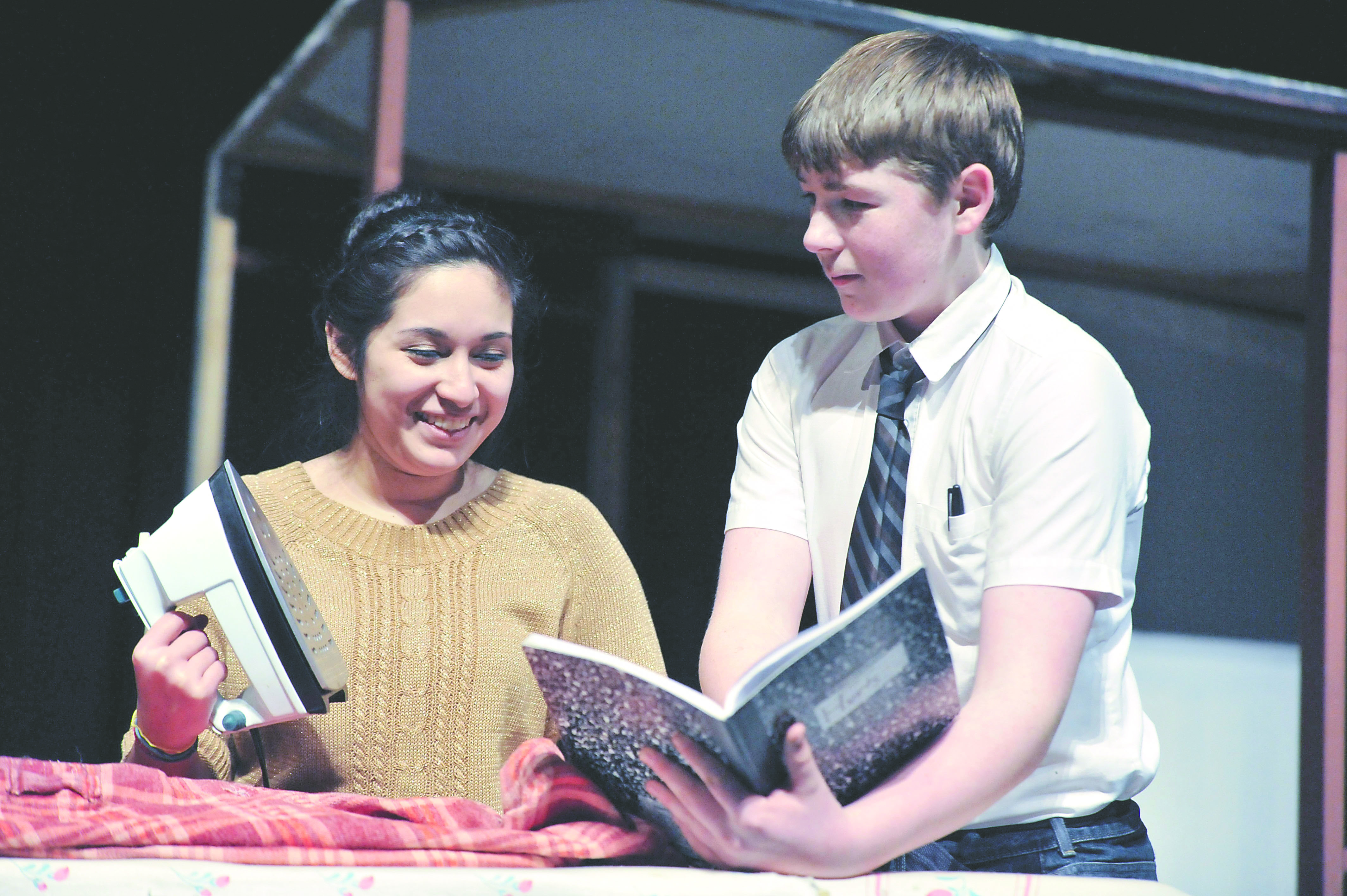 Xenia Hernandez and Hunter Cauffman star in “Almost