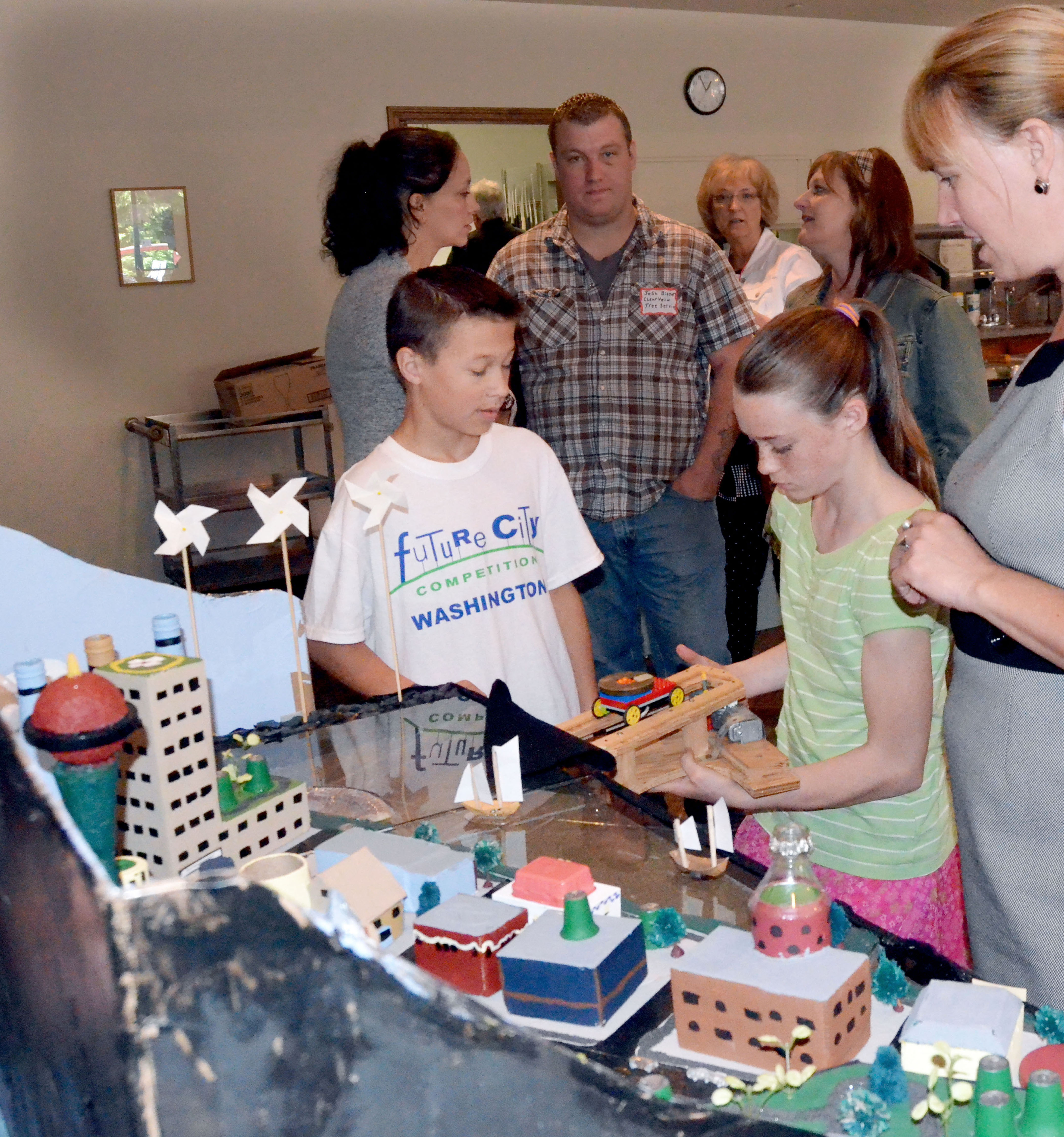 Chimacum Middle School students Micah Heemstra