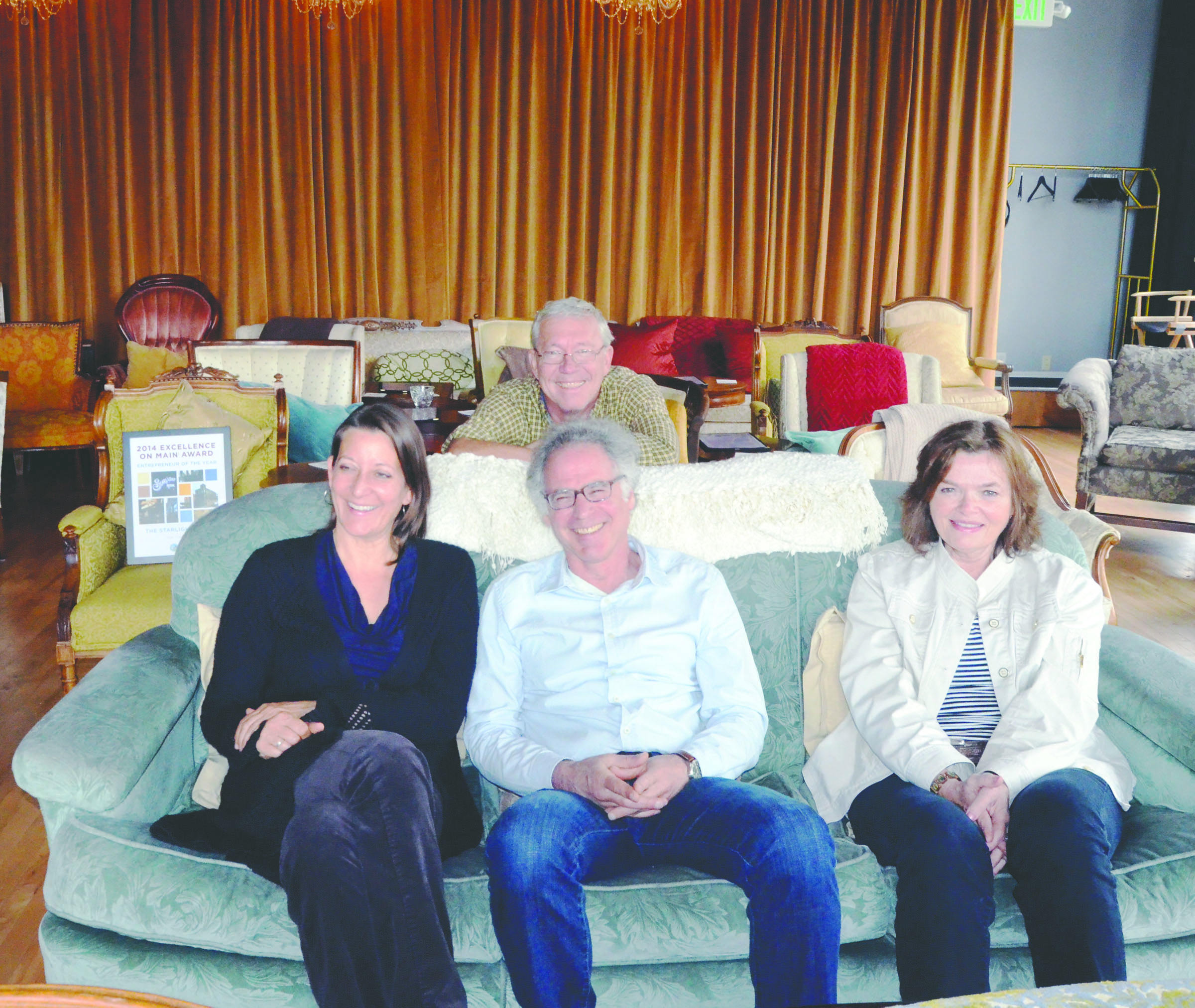 The Starlight Room in Port Townsend recently received the Entrepreneurs of the Year award from the Washington State Main Street Program. Commemorating this are