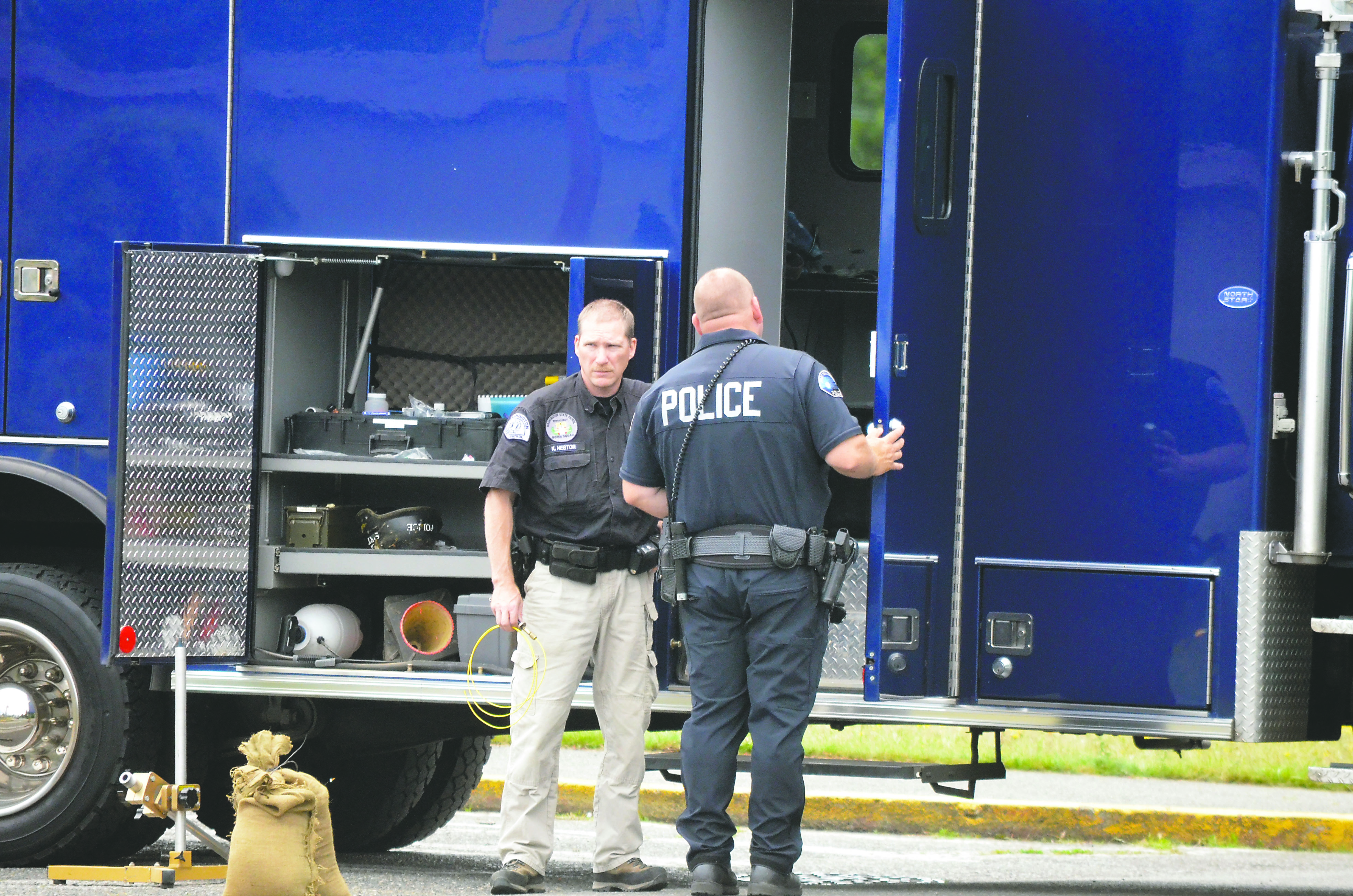 Officer Keith Nestor of the Washington State Patrol Bomb Squad