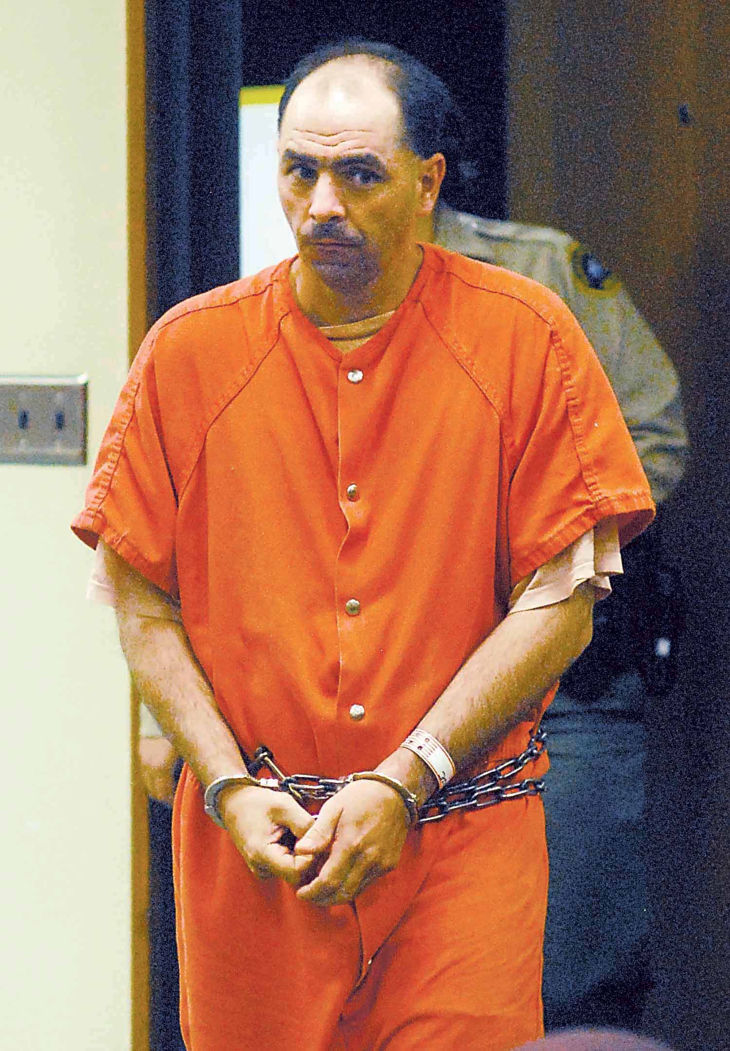 Robbie Davis enters Clallam County Superior Court in Port Angeles on Tuesday for his first appearance. — Keith Thorpe/Peninsula Daily News