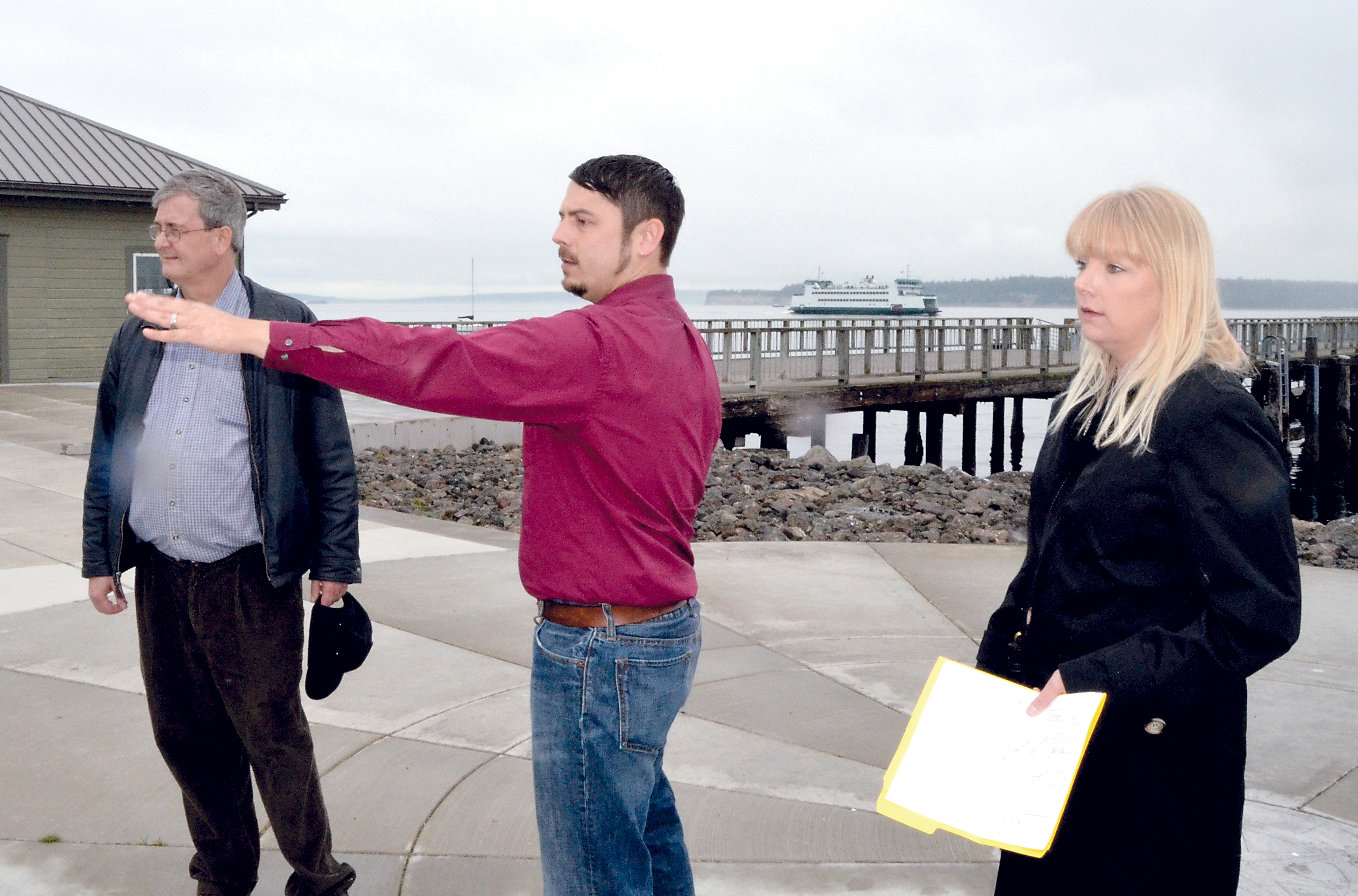 In preparation for Thursday's Concerts on the Dock