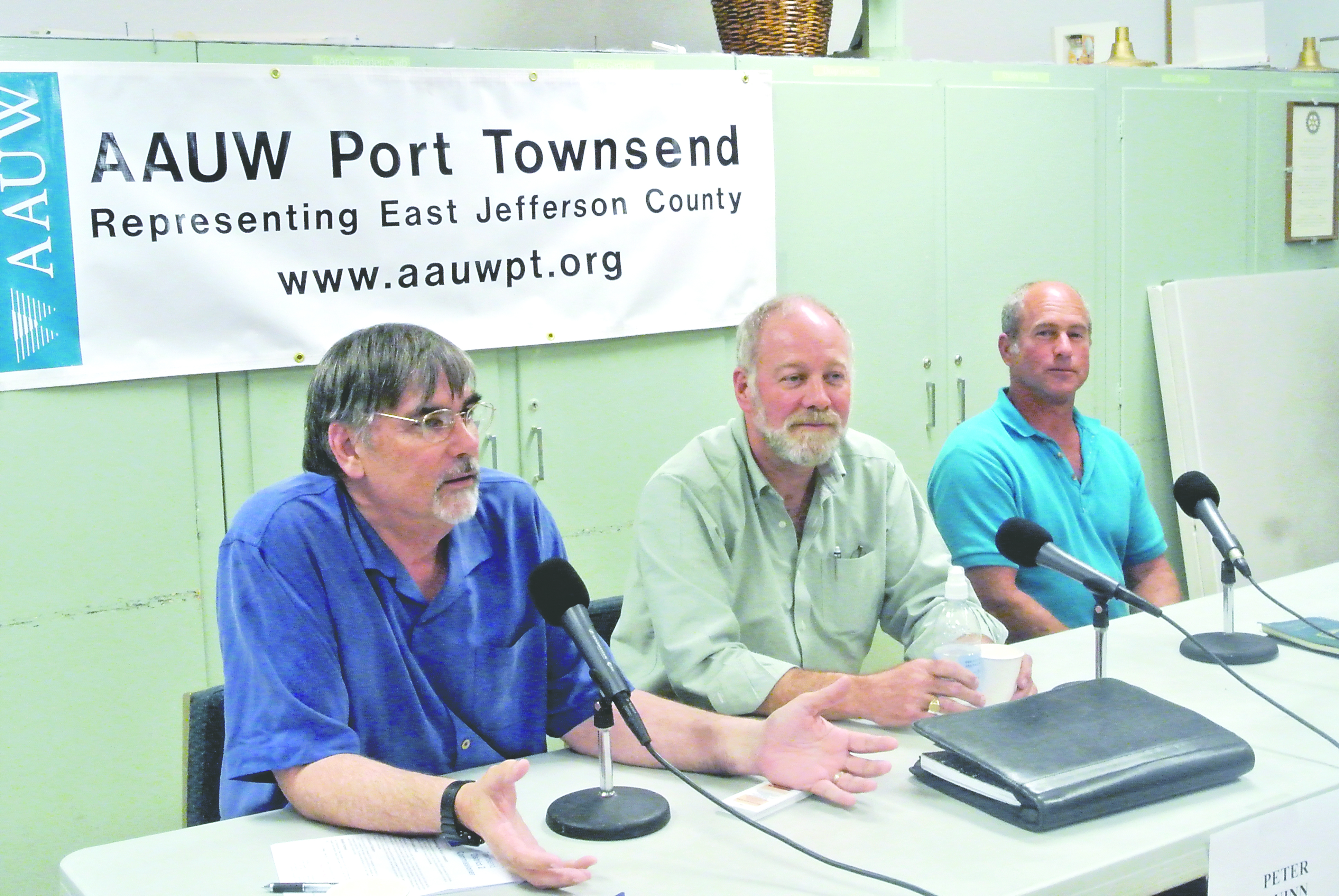 Port of Port Townsend candidates (from left) Bill Putney