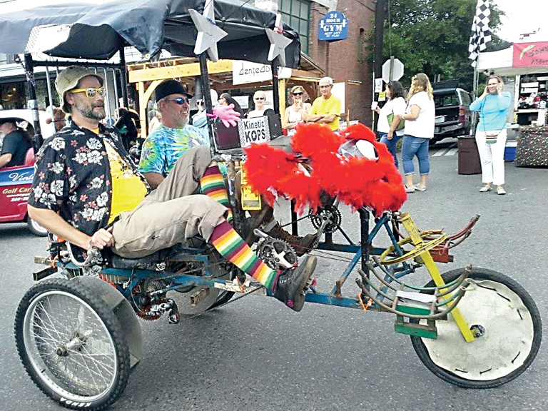 Kinetic Skulpture racers Clif Wiley