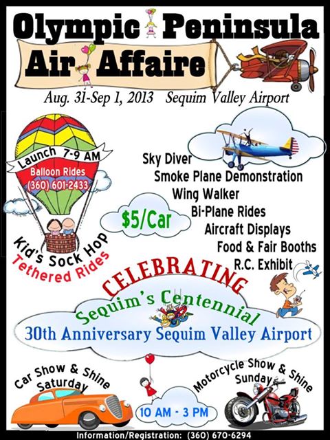 Vintage planes and hot air balloon flights: Sequim looks to the skies for Air Affaire this weekend