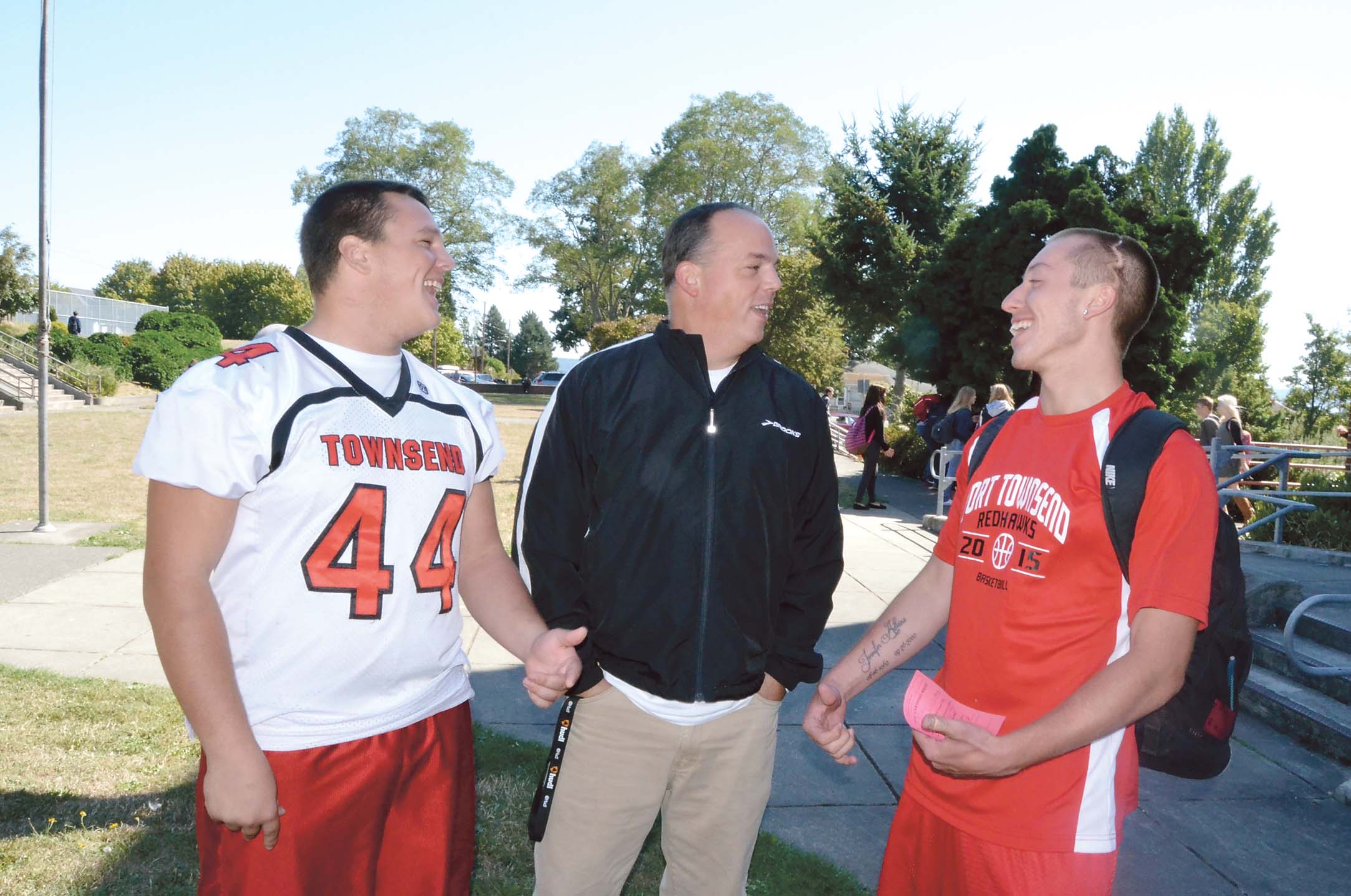 Port Townsend High School football player Wesley Wheeler