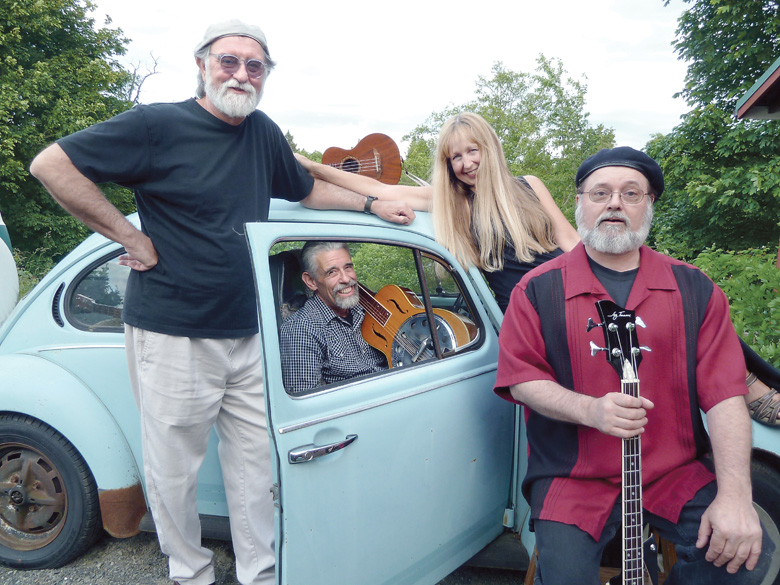 The Twisted Roots band — from left