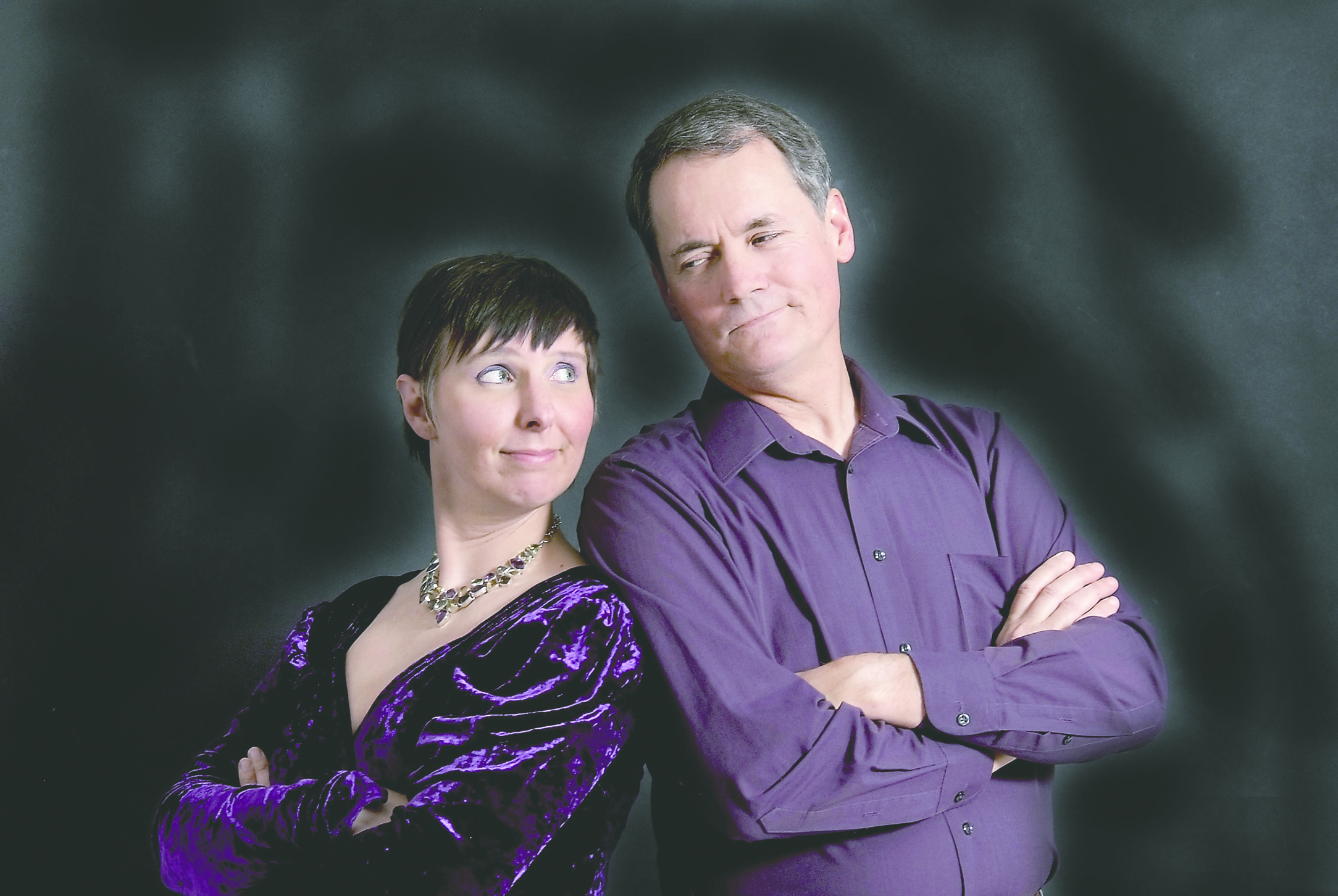 Jaie Livingstone and Joel Yelland are shown in this Olympic Theatre Arts promotional photo.
