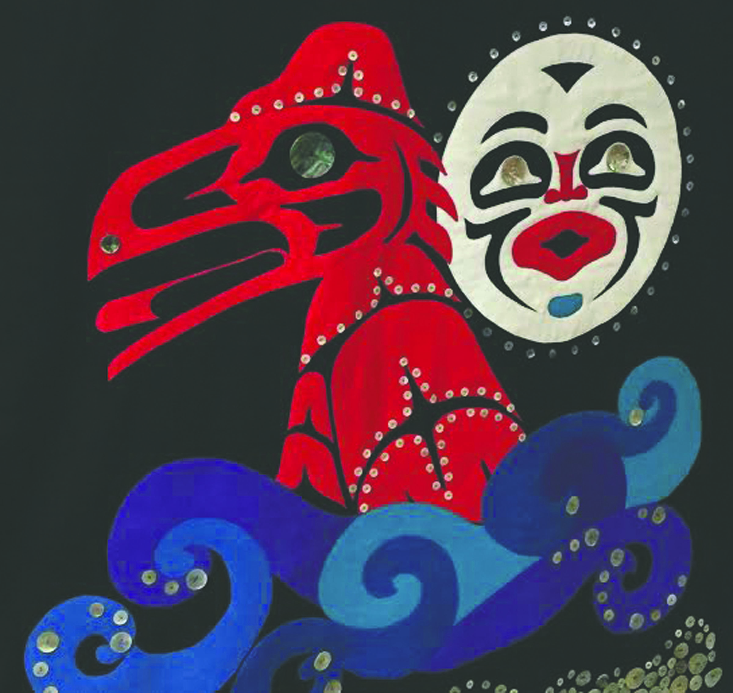 Celeste Kardonsky Dybeck's family quilt is among the works in “Fostered Fiber — Remembrance