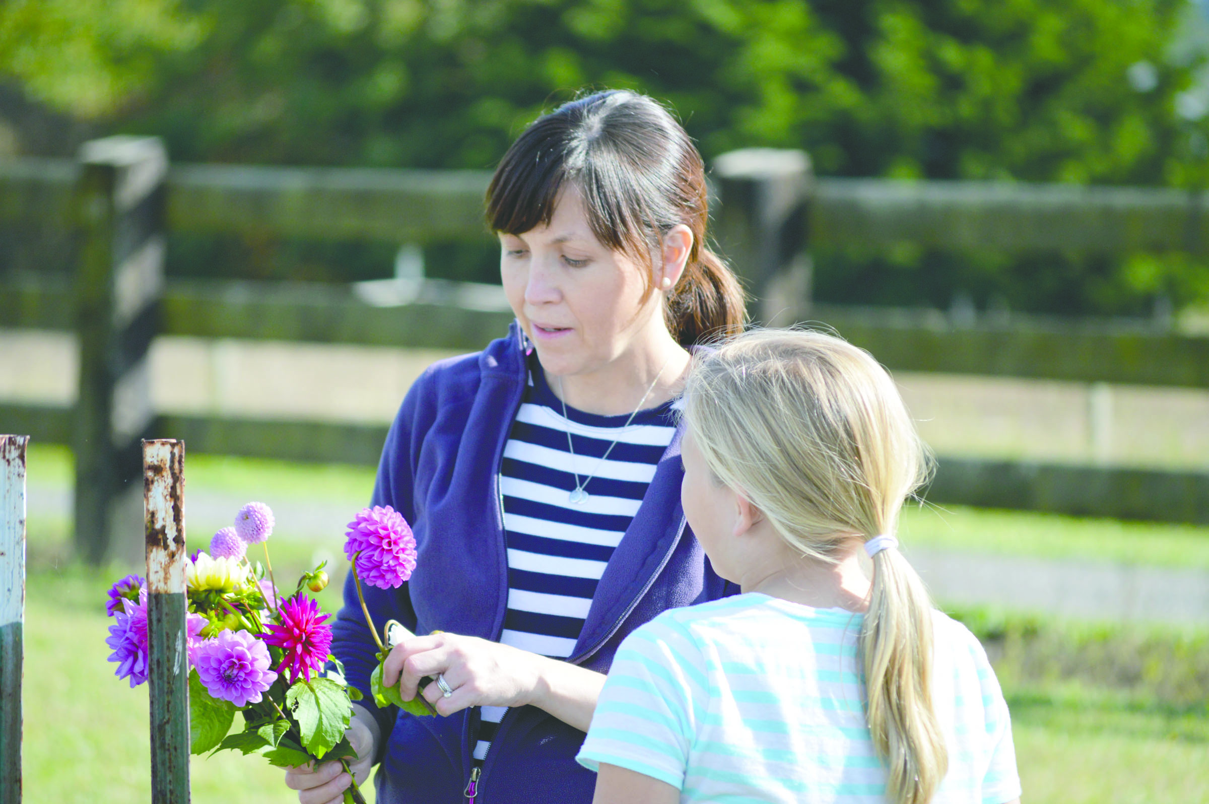 Mildred Bay and her daughter Olivia