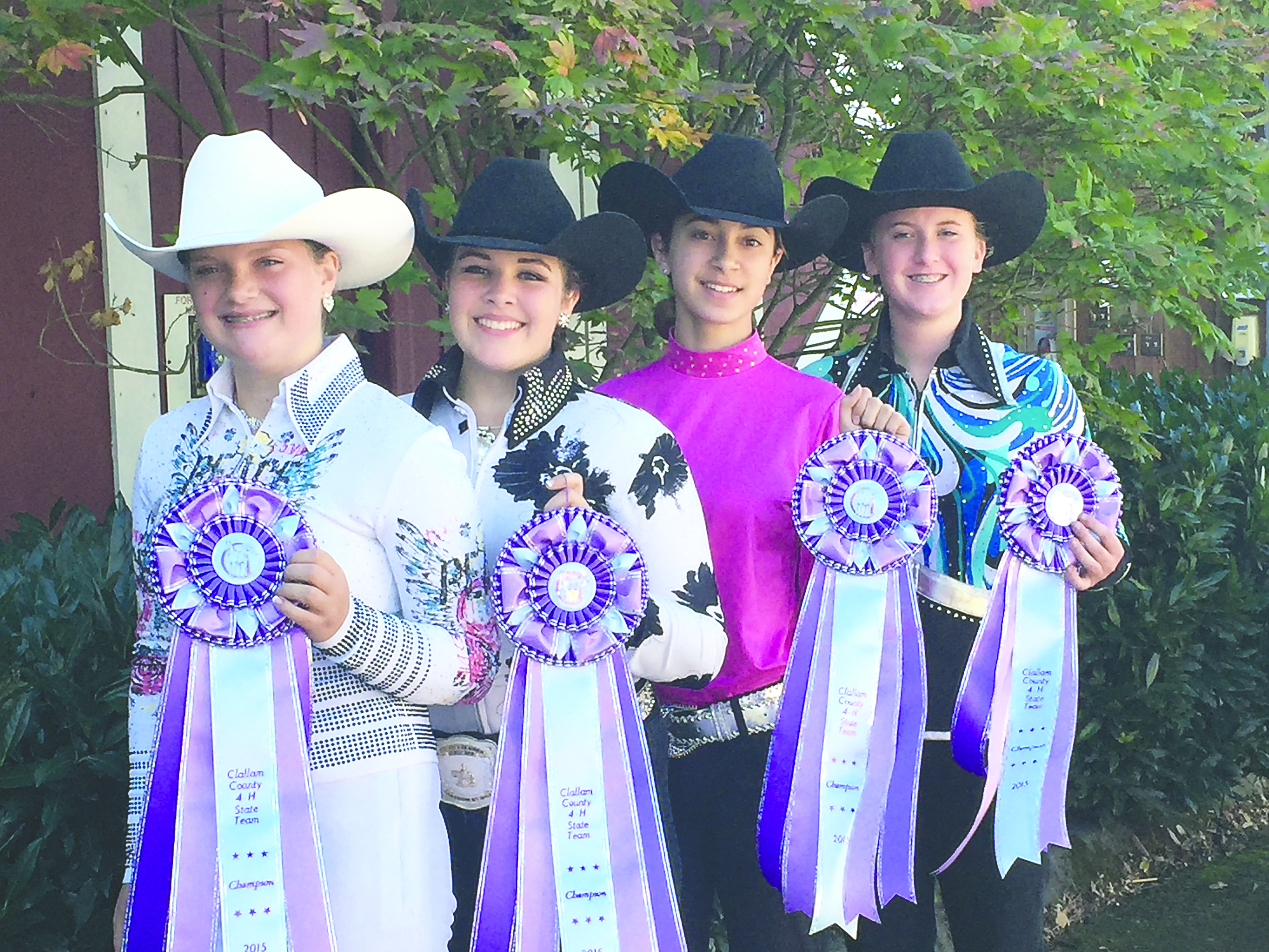 Four-H state team members