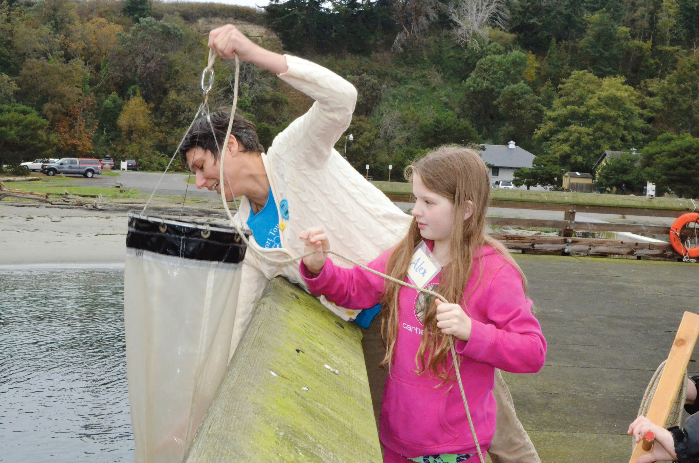 Port Townsend Marine Science Center volunteer Thea O’Dell