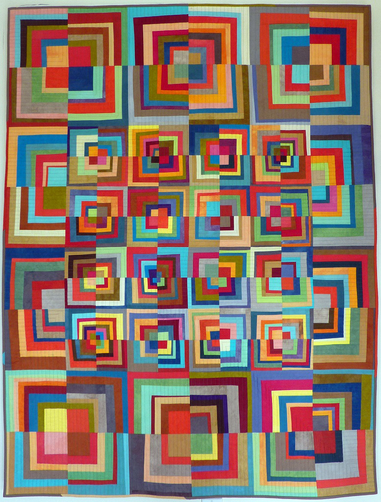 Marla Varner's “All the Colors in the Box” is part of the fiber-arts exhibition at the Museum & Arts Center