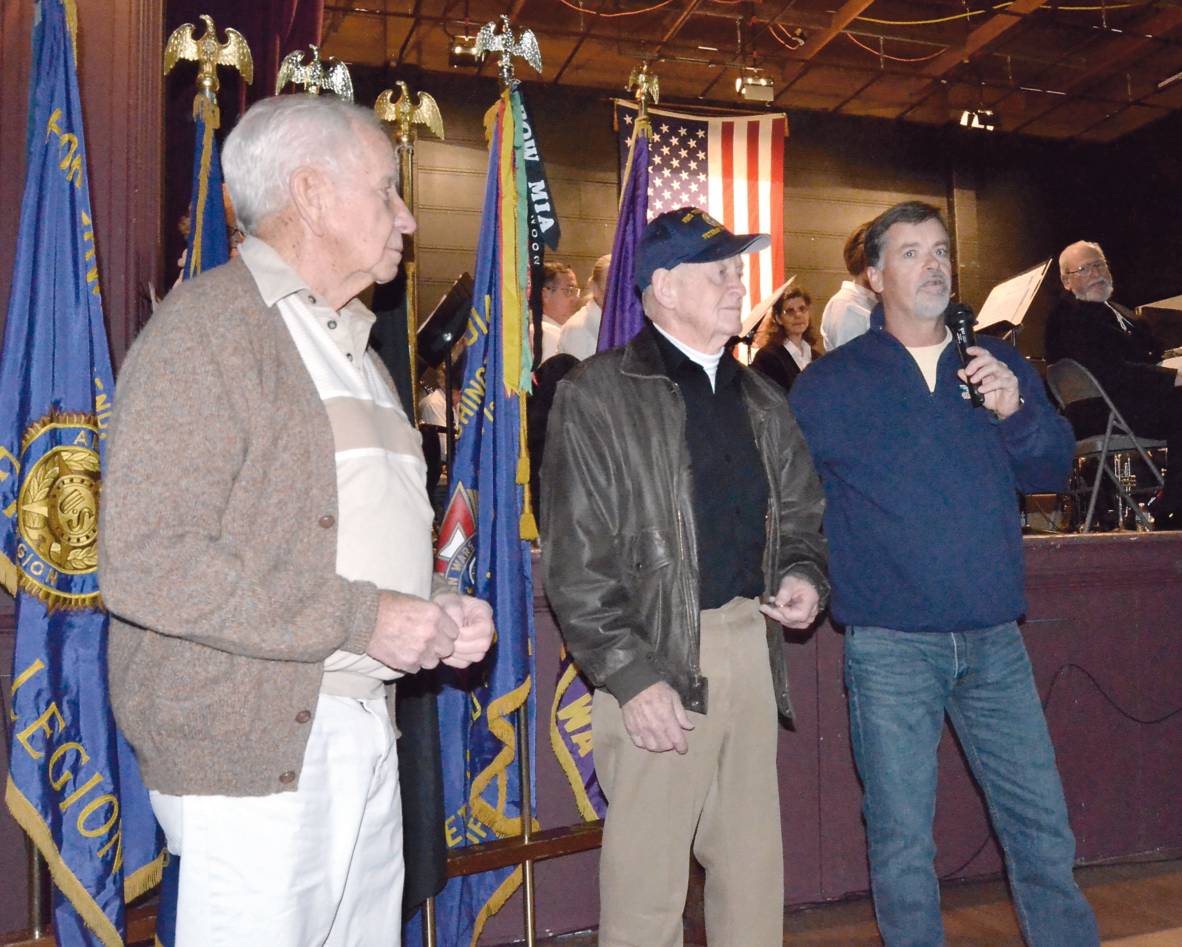 World War II veterans Gunnar Bersos