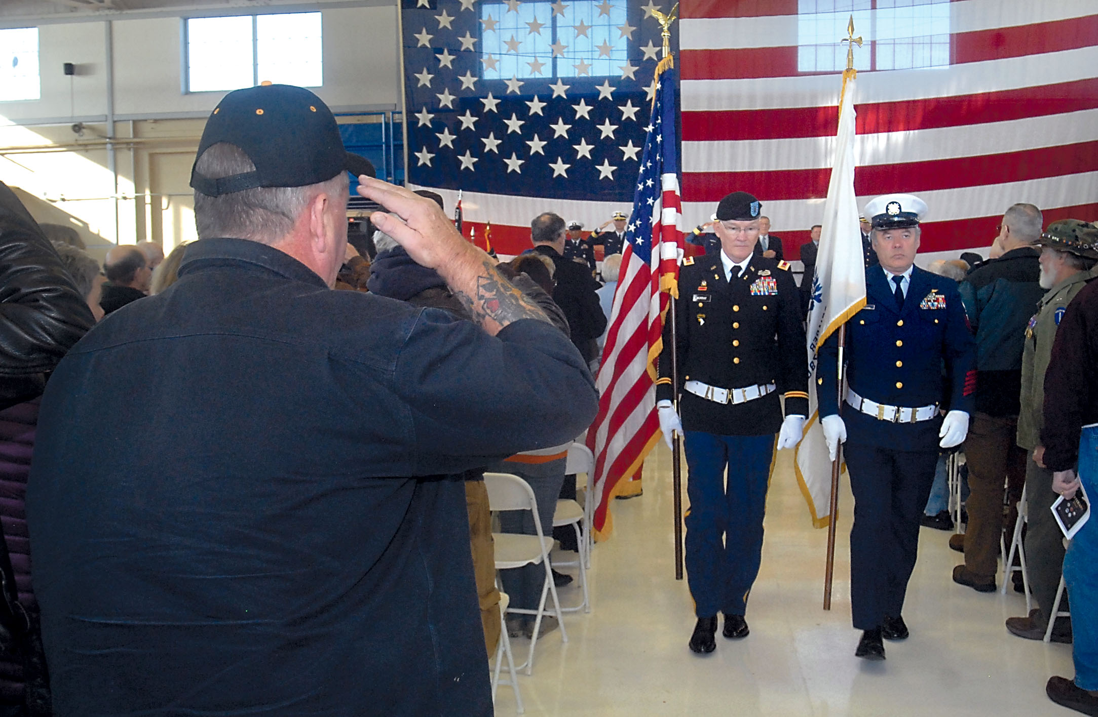 Coast Guard member David Pigors