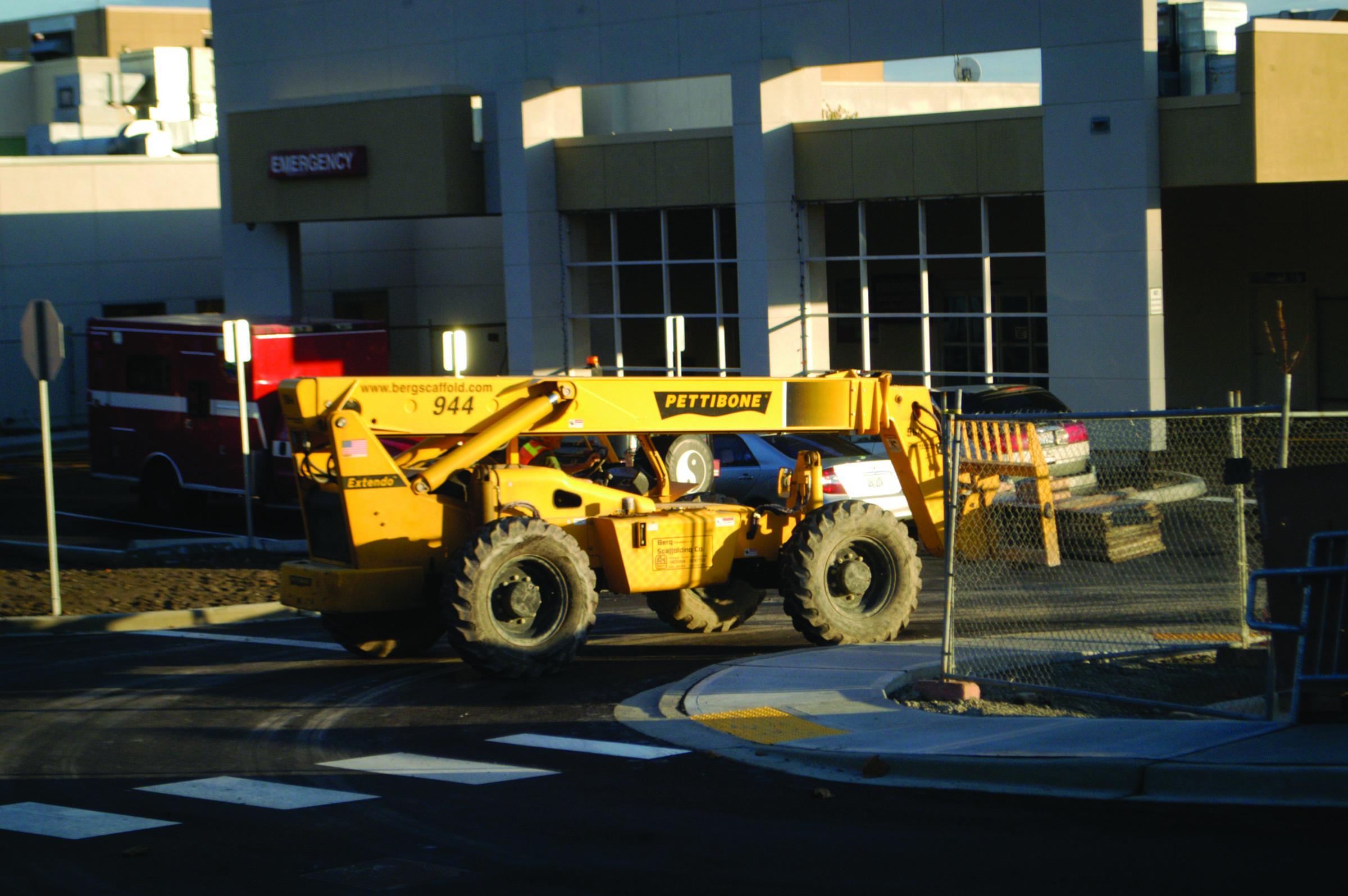 The third phase of construction is underway at Jefferson Healthcare as part of a $20 million project to expand the hospital. — Chris McDaniel/Peninsula Daily News