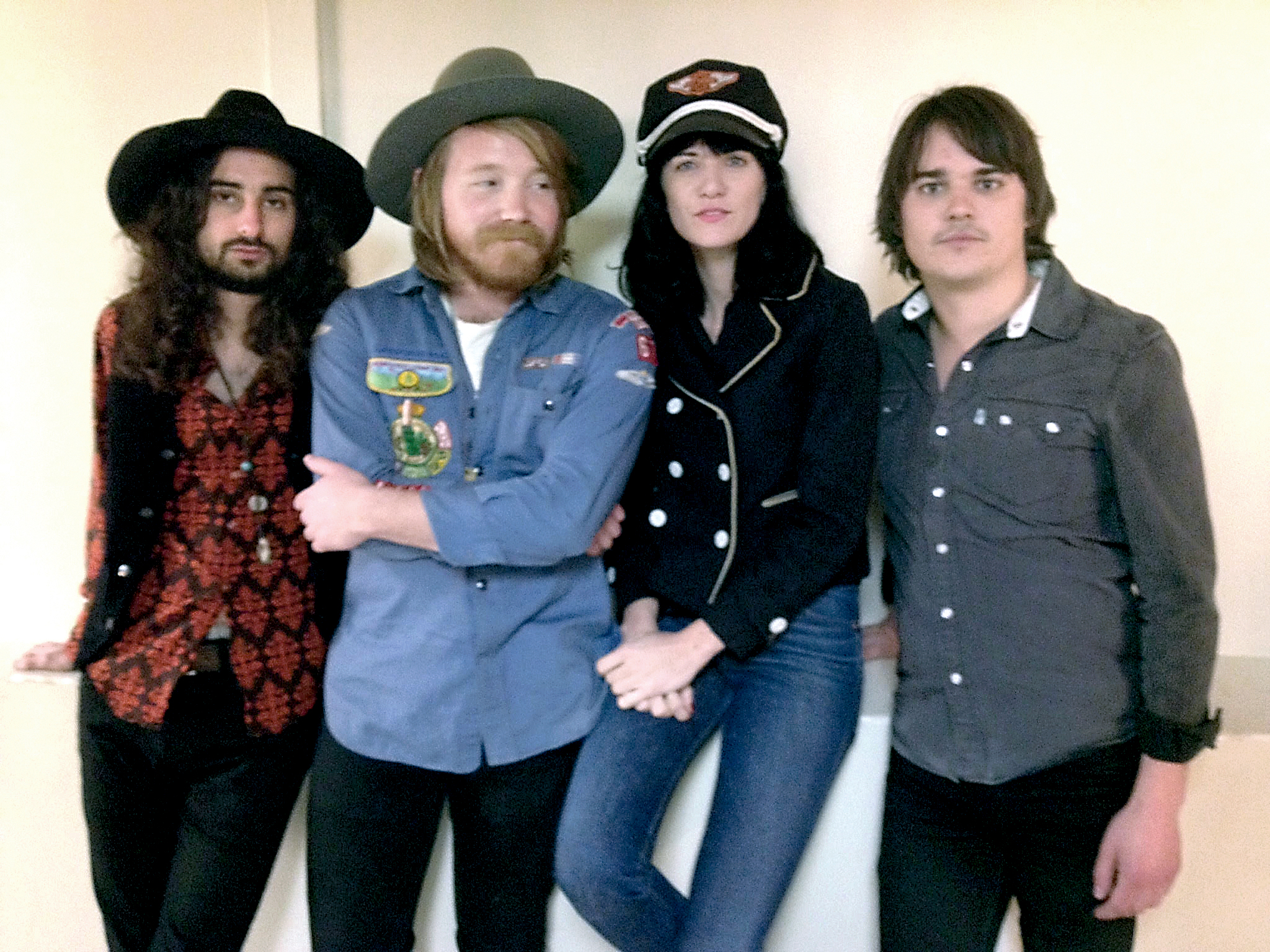 The Nikki Lane band — from left