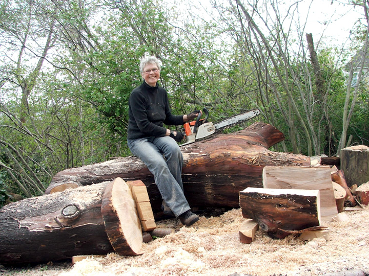 Wood turner and painter Helga Winter will take a break for her open-studio event in Port Townsend this weekend.