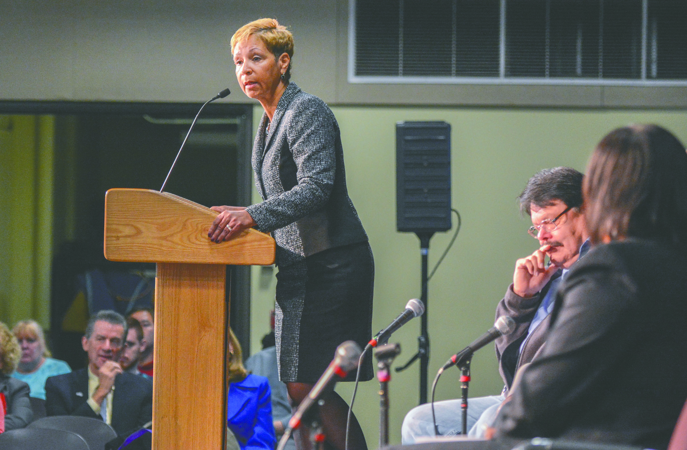 Moderator Karen Dade