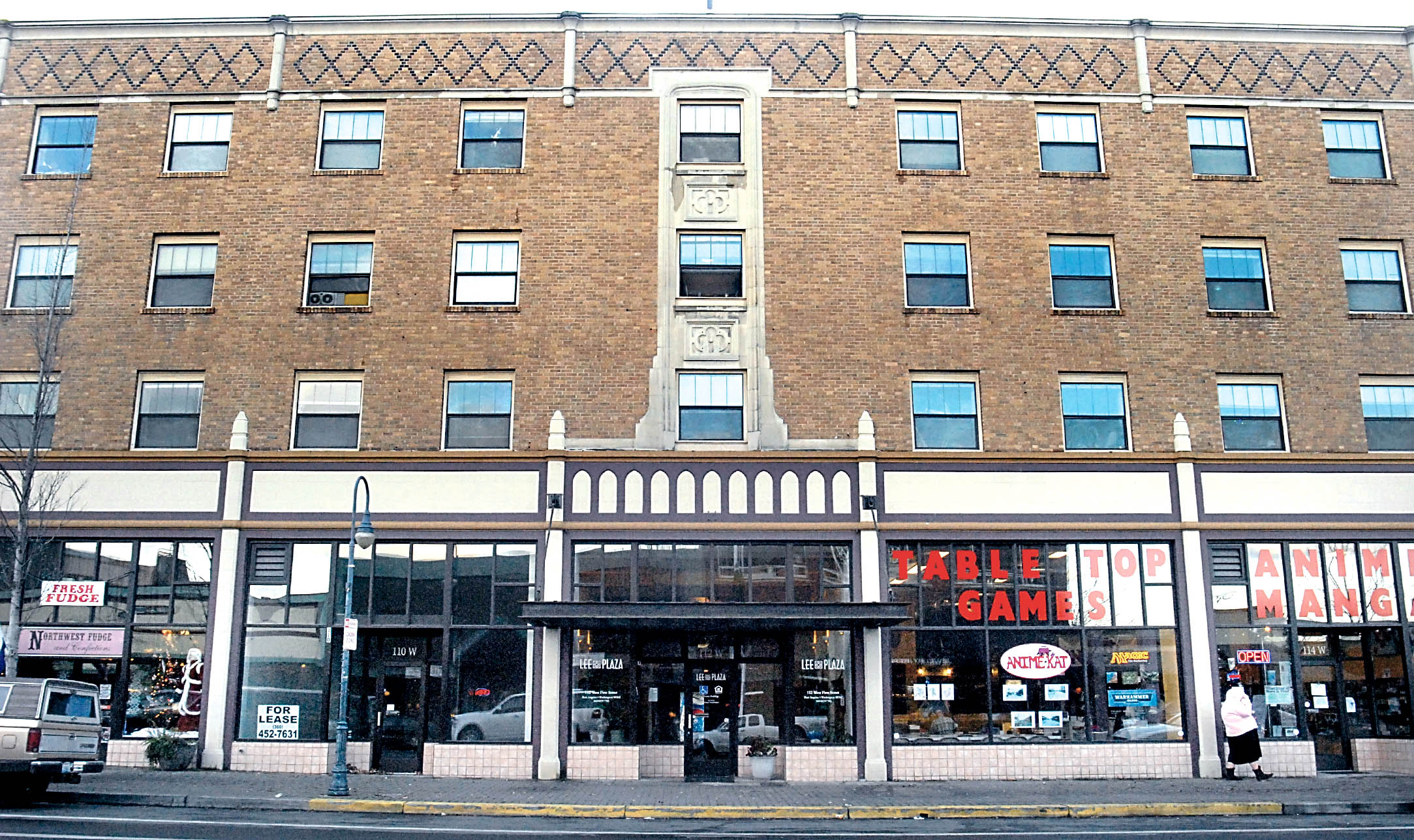 Security issues at the Lee Plaza in downtown Port Angeles have business owners concerned after one commercial tenant was burglarized. Keith Thorpe/Peninsula Daily News