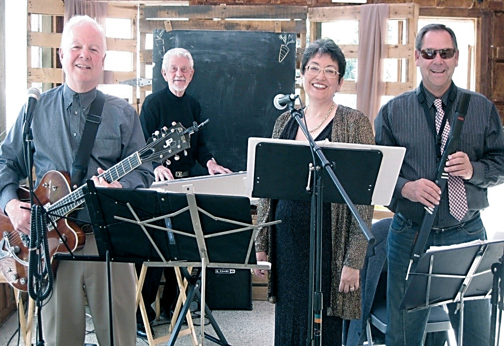 The BlueSkyz quartet — from left