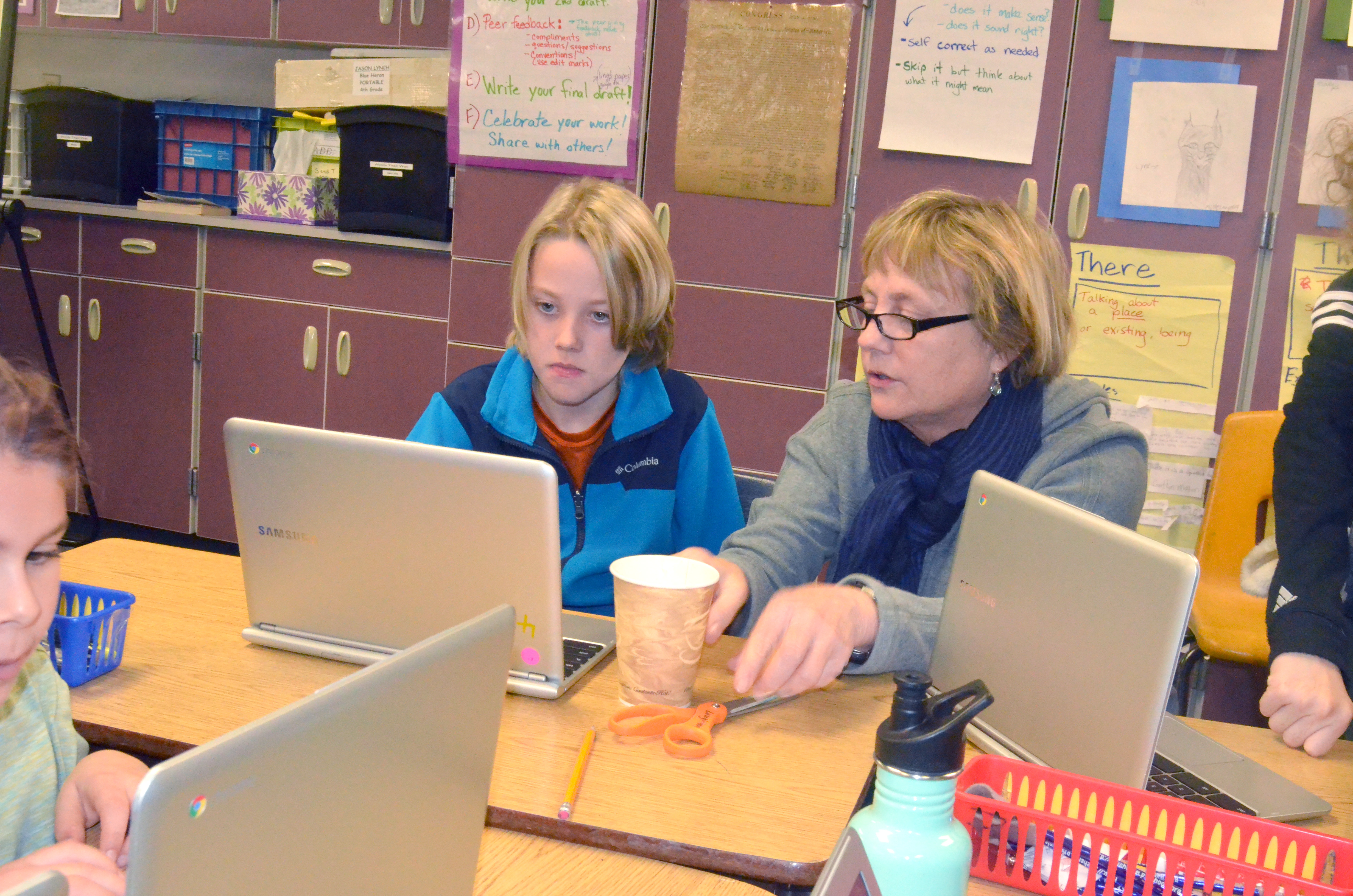 Fifth grader Stuart Dow