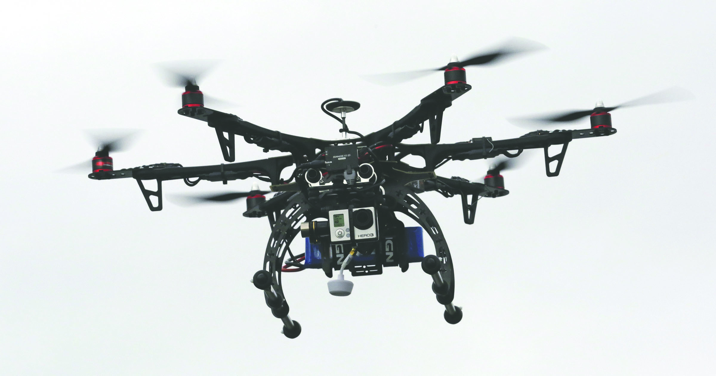 A drone is demonstrated in Brigham City