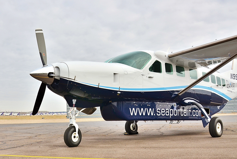 SeaPort Airlines will start operating Cessna Caravans on March 1 from Port Angeles' Fairchild International Airport. SeaPort Airlines