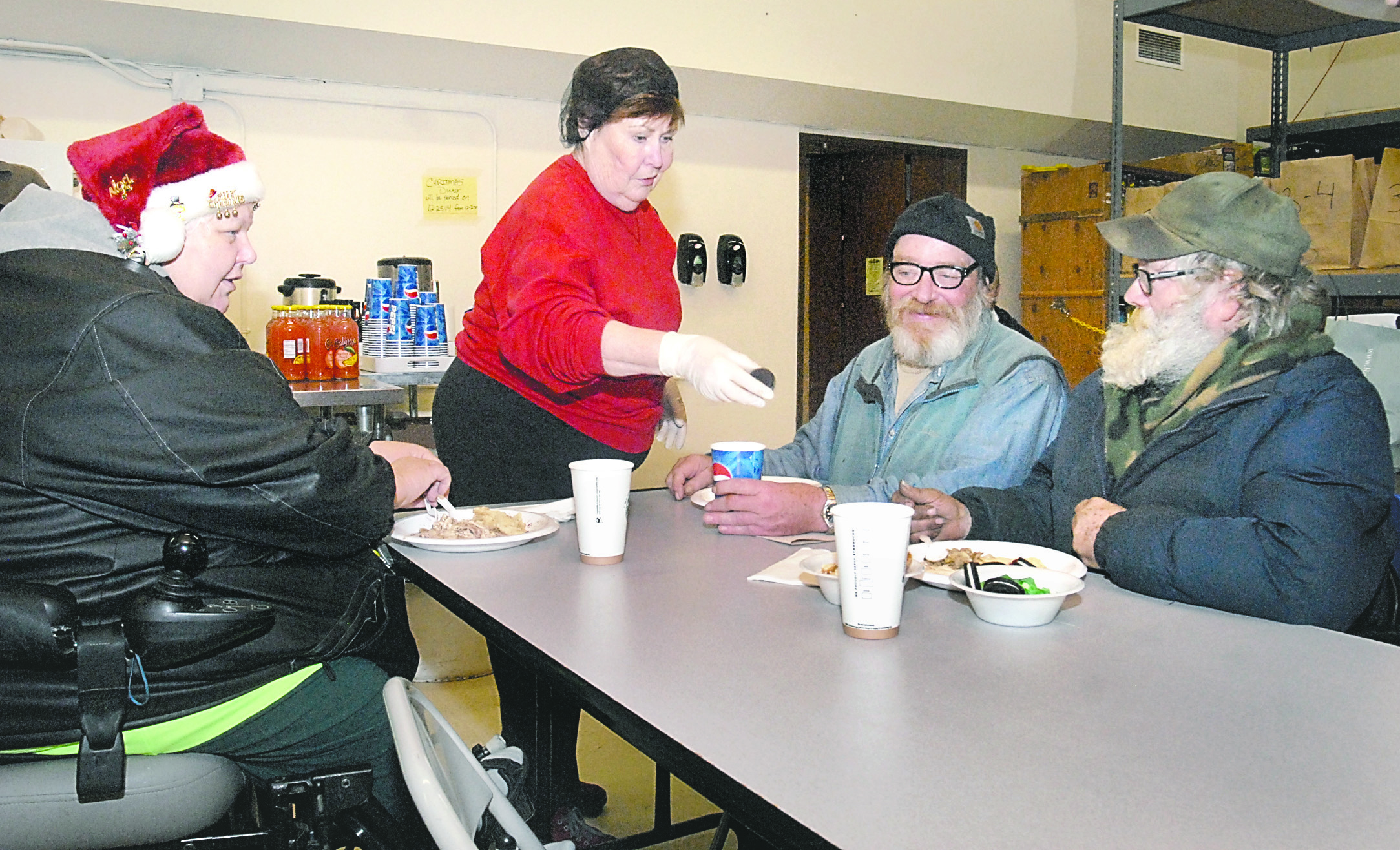 Salvation Army volunteer Elaine Smith of Dungeness