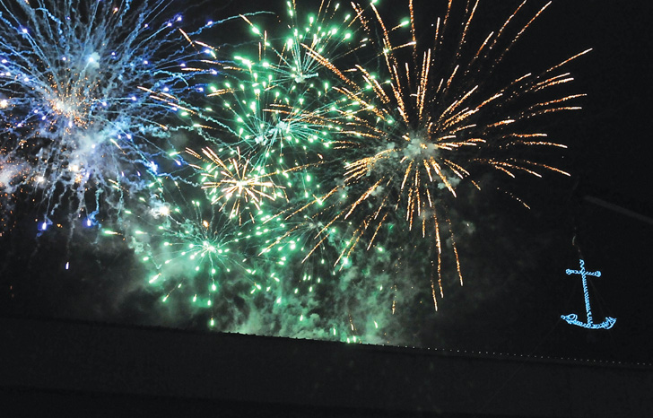 Fireworks launched from Port Townsend’s Memorial Field at 9 p.m. will usher in the New Year as part of the First Night program. — Jefferson County Historical Society