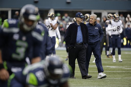 Seattle Seahawks head coach Pete Carroll