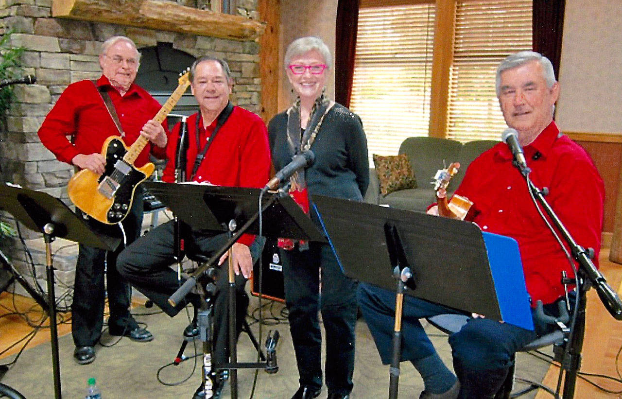 Buttercup Lane, from left, Rodger Bigelow, Dave Keyte, Diane Johnson and Mike Johnson.