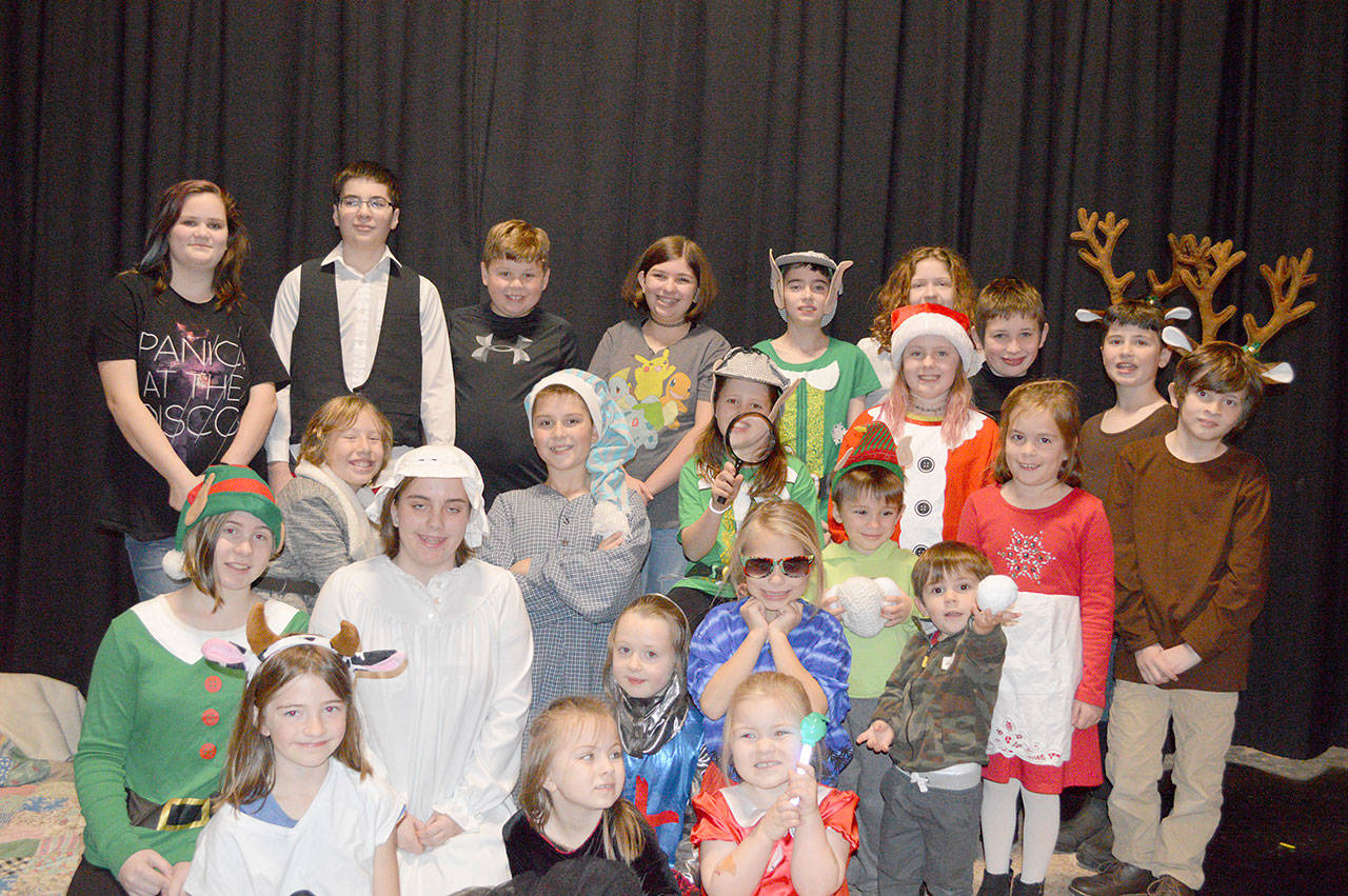 Port Angeles Community Players Children’s Theater will present “A Christmas Spectacular” tonight and this weekend. (Brandi Welch)