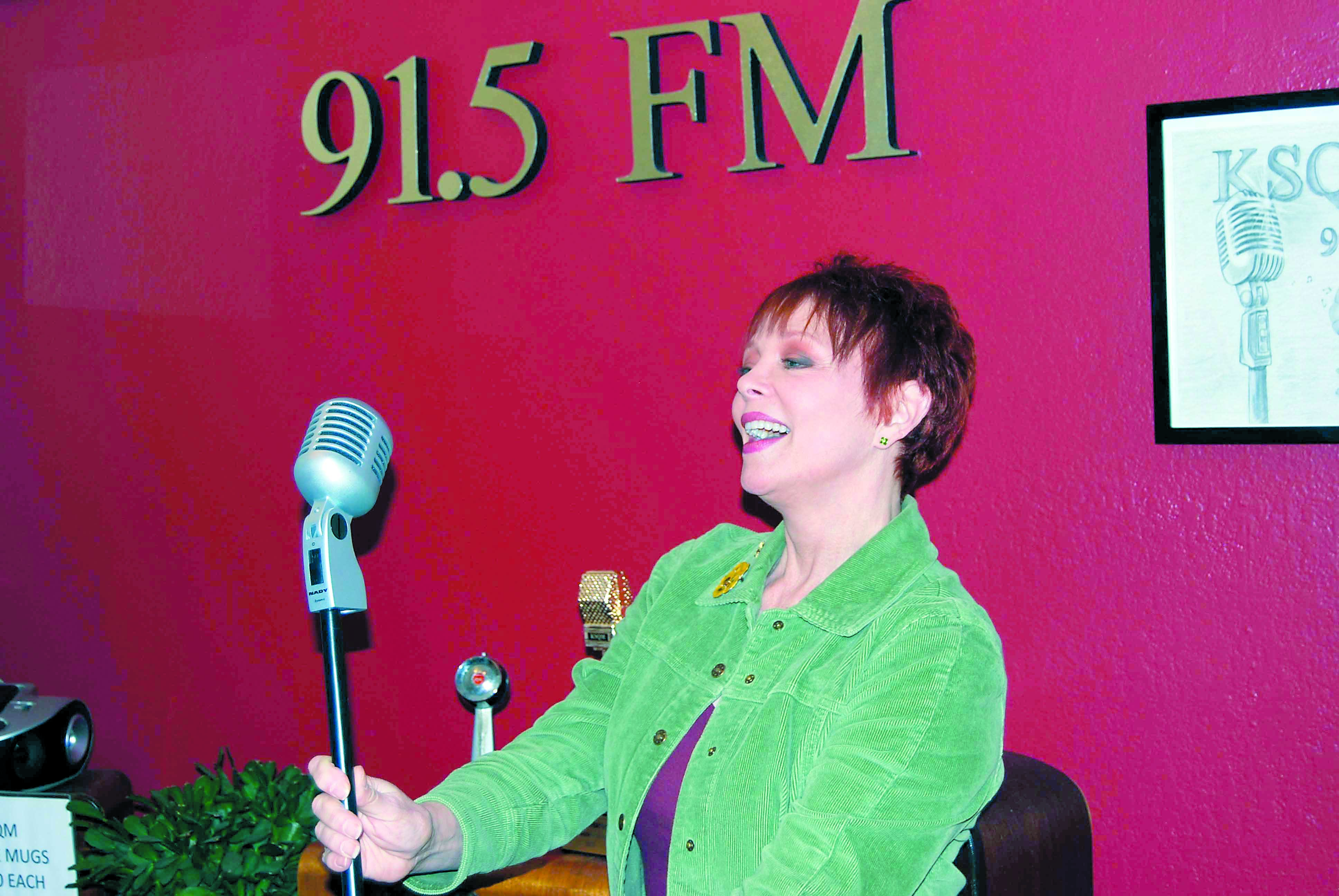 Shelley Taylor is pictured in January 2011 playing Christine Hale