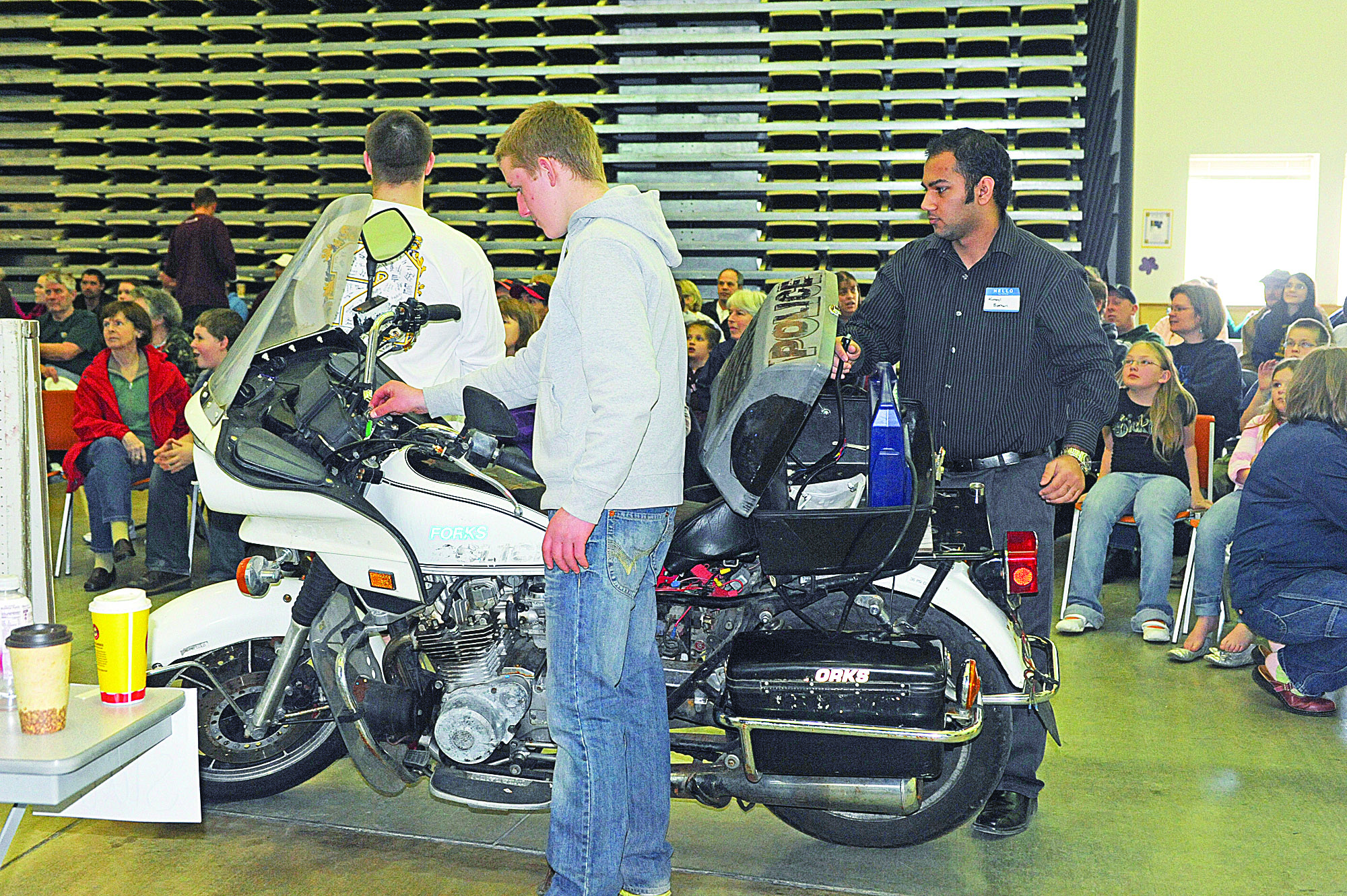 Forks High School seniors Cutter Grahn