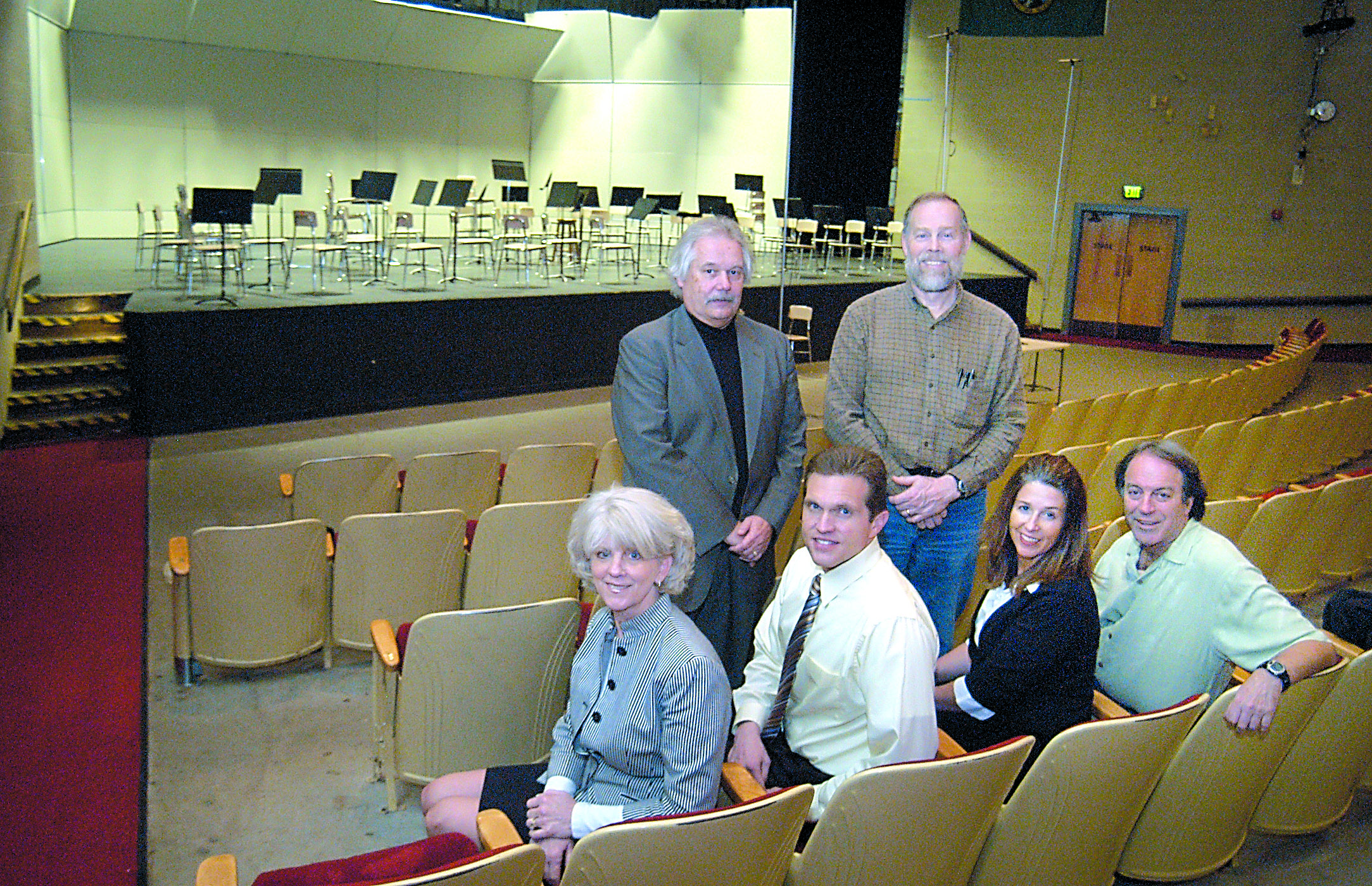 Members of a committee to come up with improvements to the auditorium/performing arts center at Port Angeles High School include