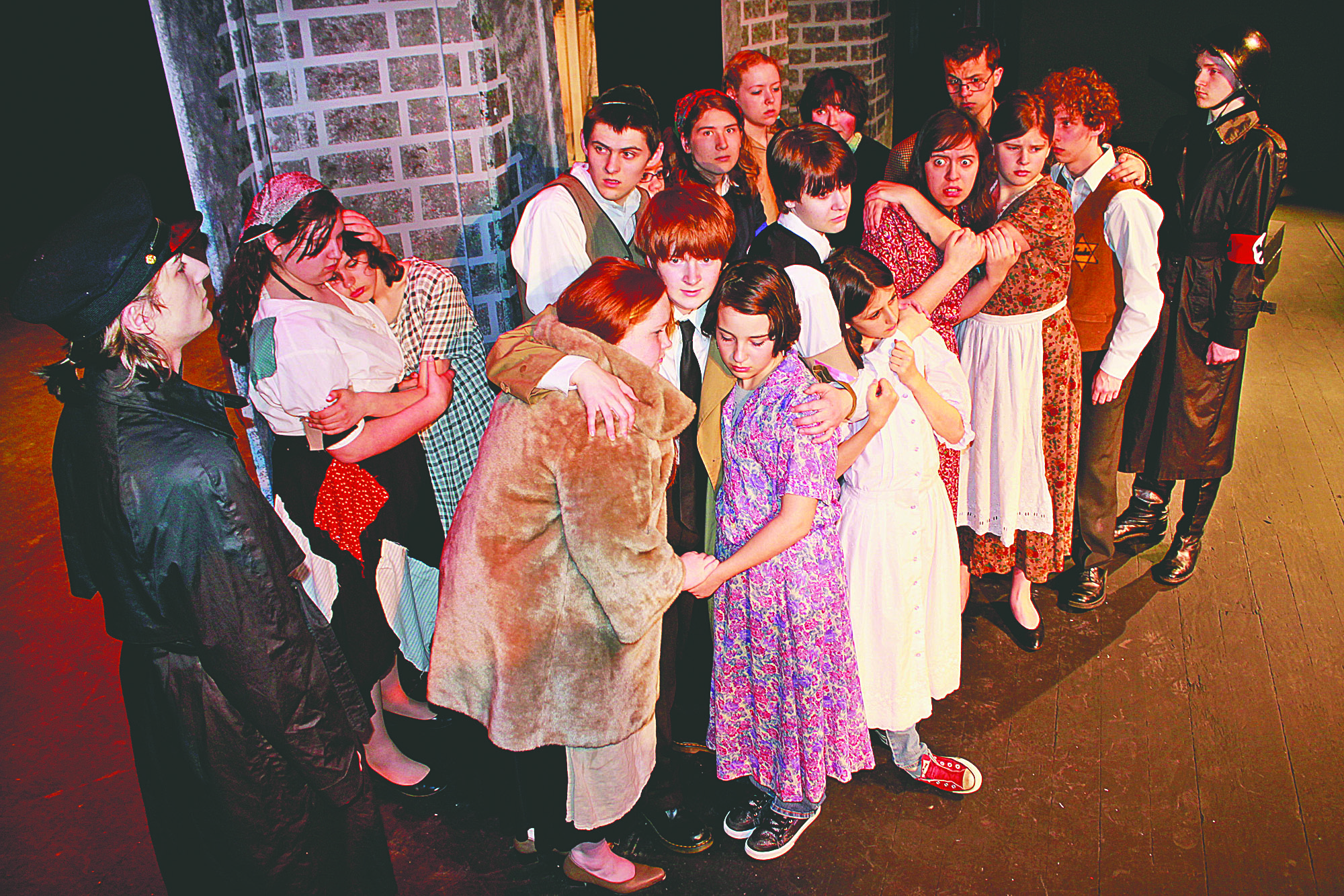 Students including Daniel Iredale