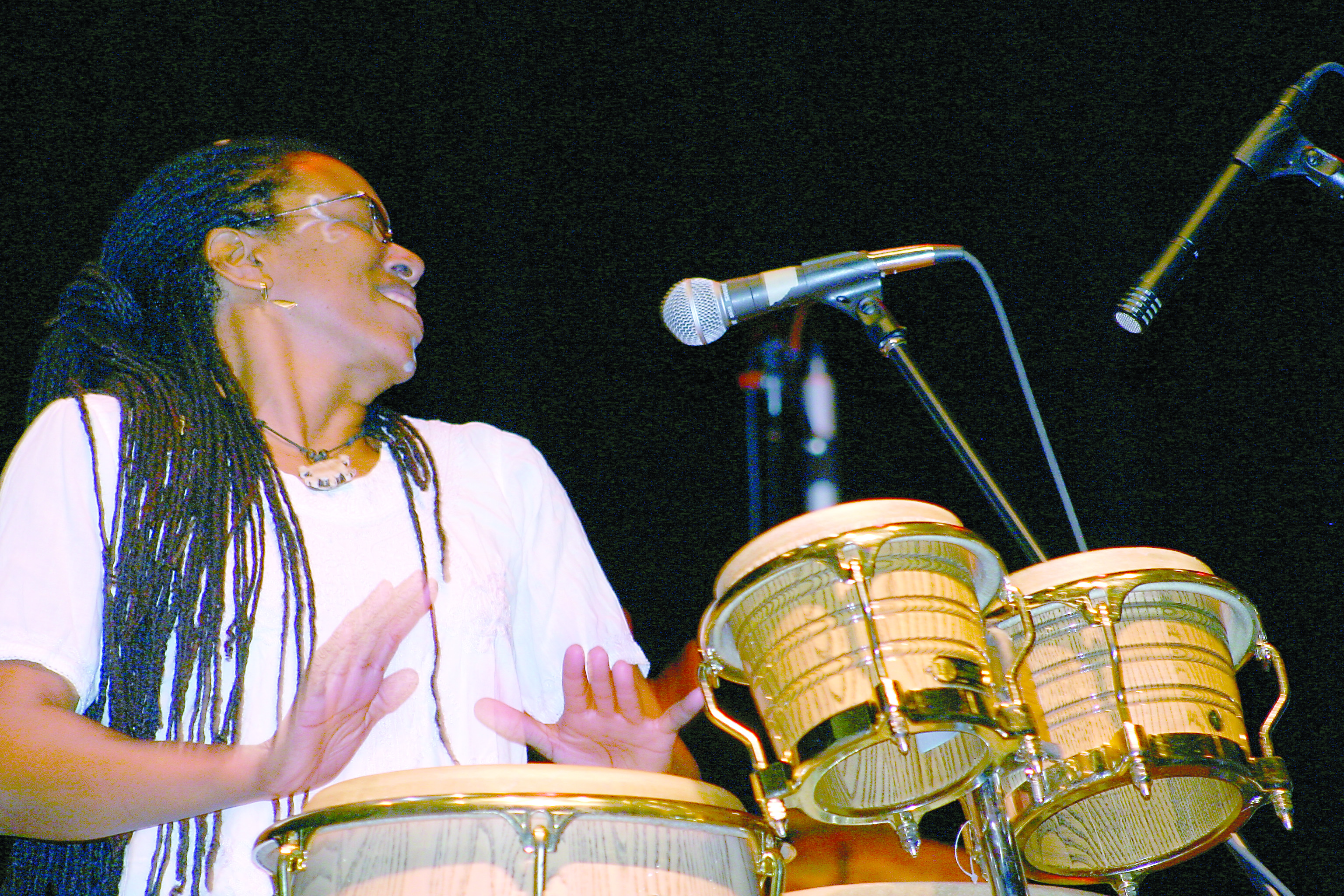 Kera Washington of the Boston-based Zili Misik brings Haitian