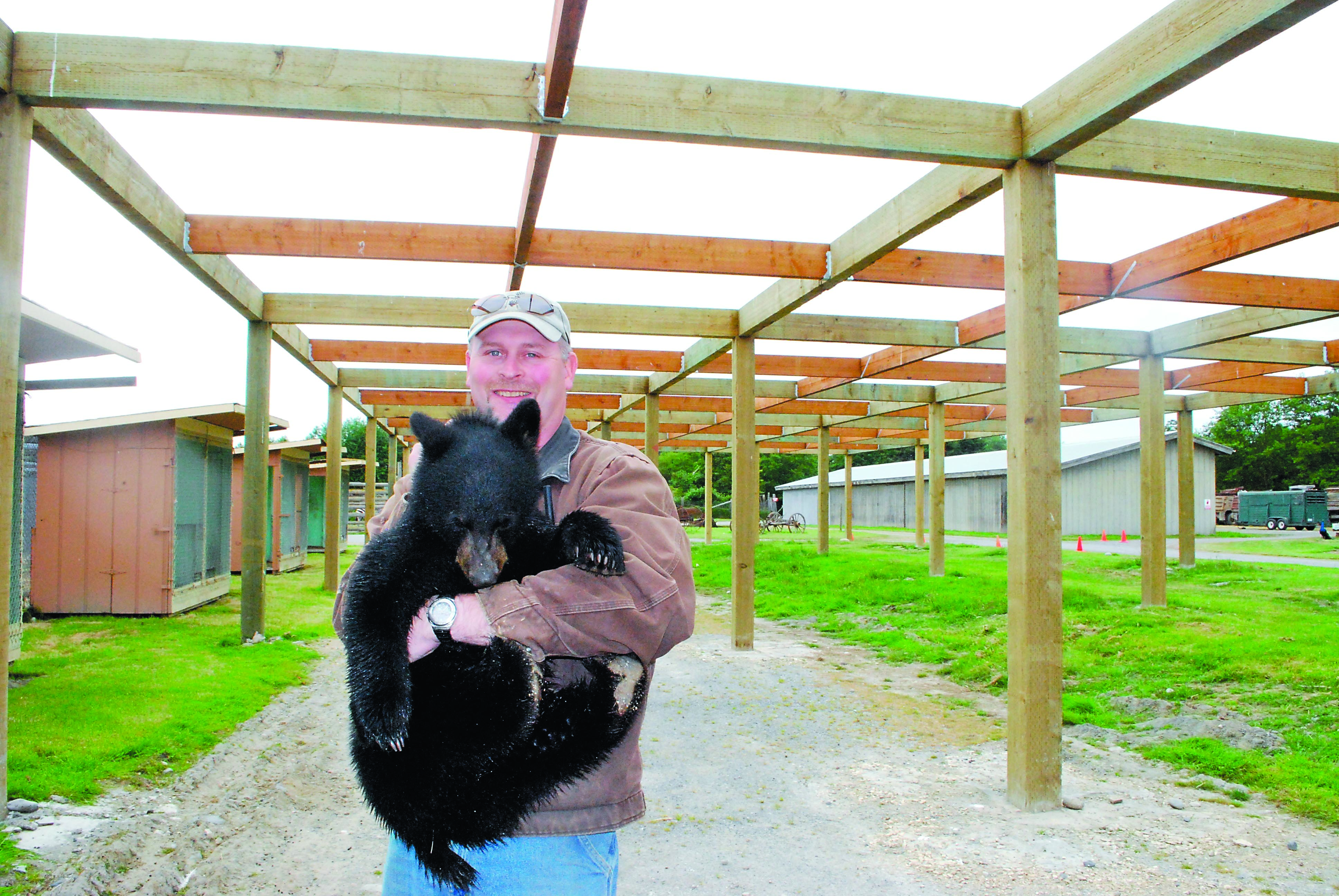 Robert Beebe holds Caleb